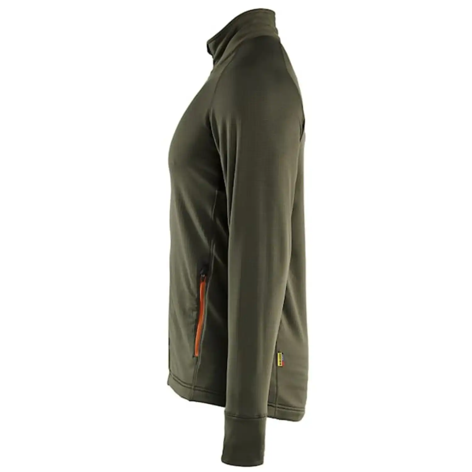 Fleecejacke "STRIKER" in waldgrün/rost, M - Thumbnail 2