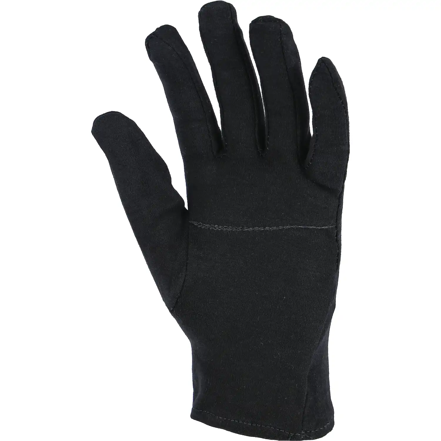 Baumwoll-Trikot-Handschuhe m. Schichteln CE Cat.I - schwarz in 9 (L) - Thumbnail 2
