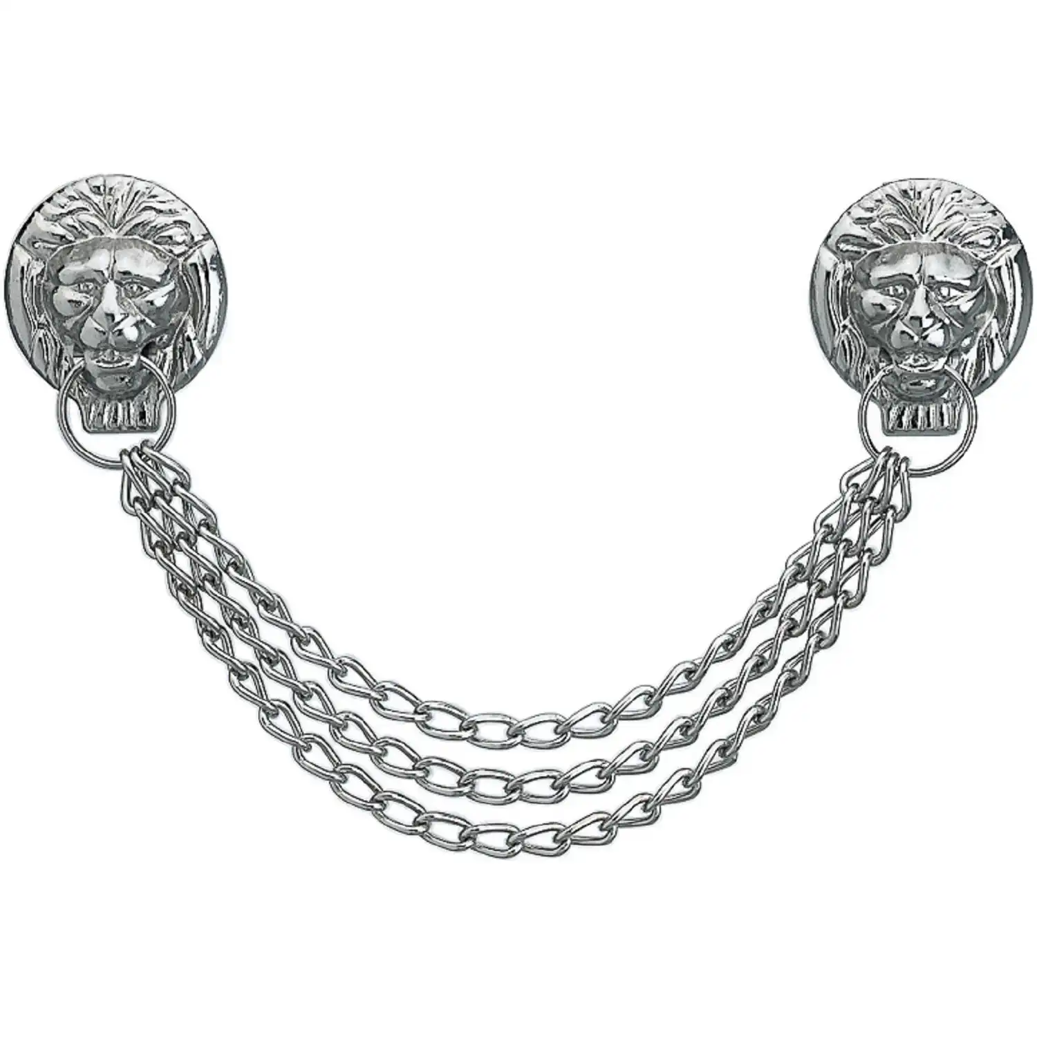 Löwenkopf-Hammerkette "SAMUEL" silber - Thumbnail 1