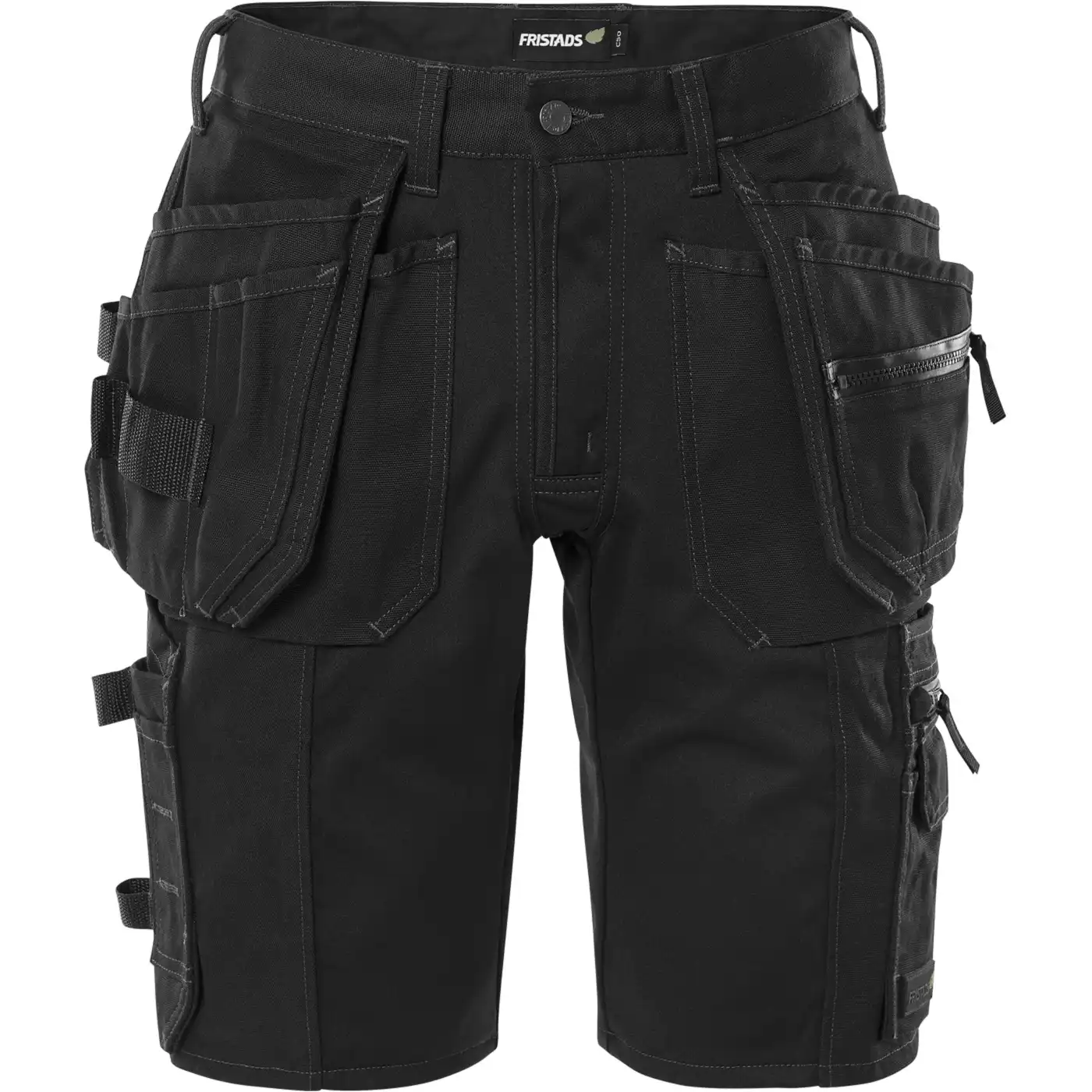 Stretch Handwerkershorts "2532 GCYD" Alnaryd schwarz in C56 - Thumbnail 1