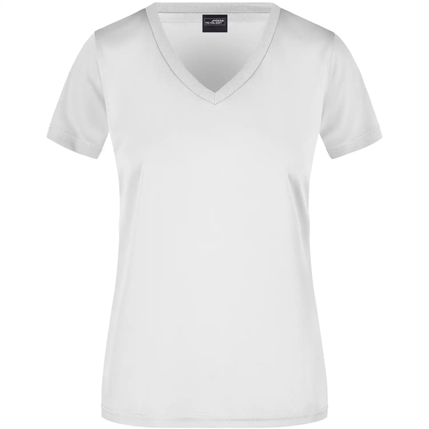 Damen Active-V-Shirt "JN735" in white, XXL - Bild 1