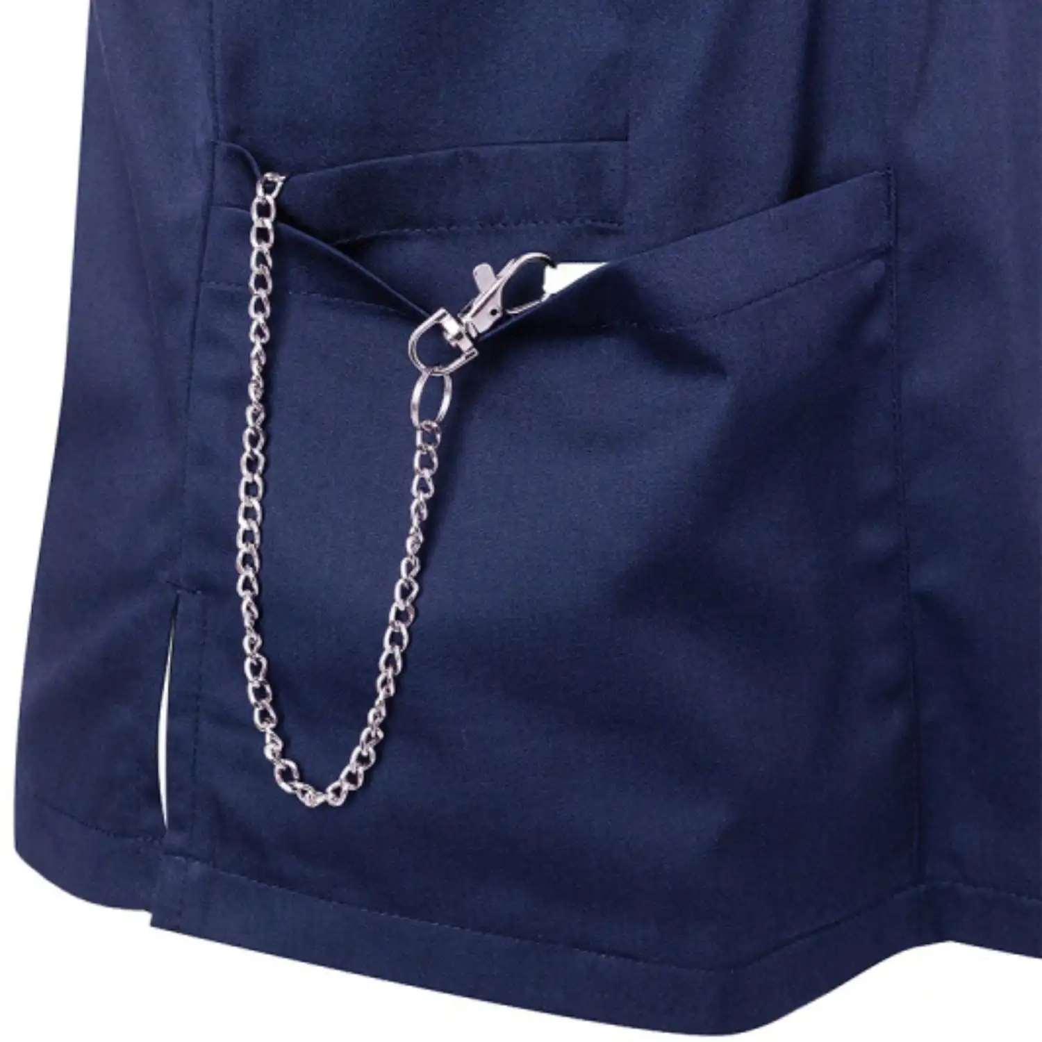 Damen Schlupfkasack Essential "KS 66" in marine, XS - Thumbnail 6