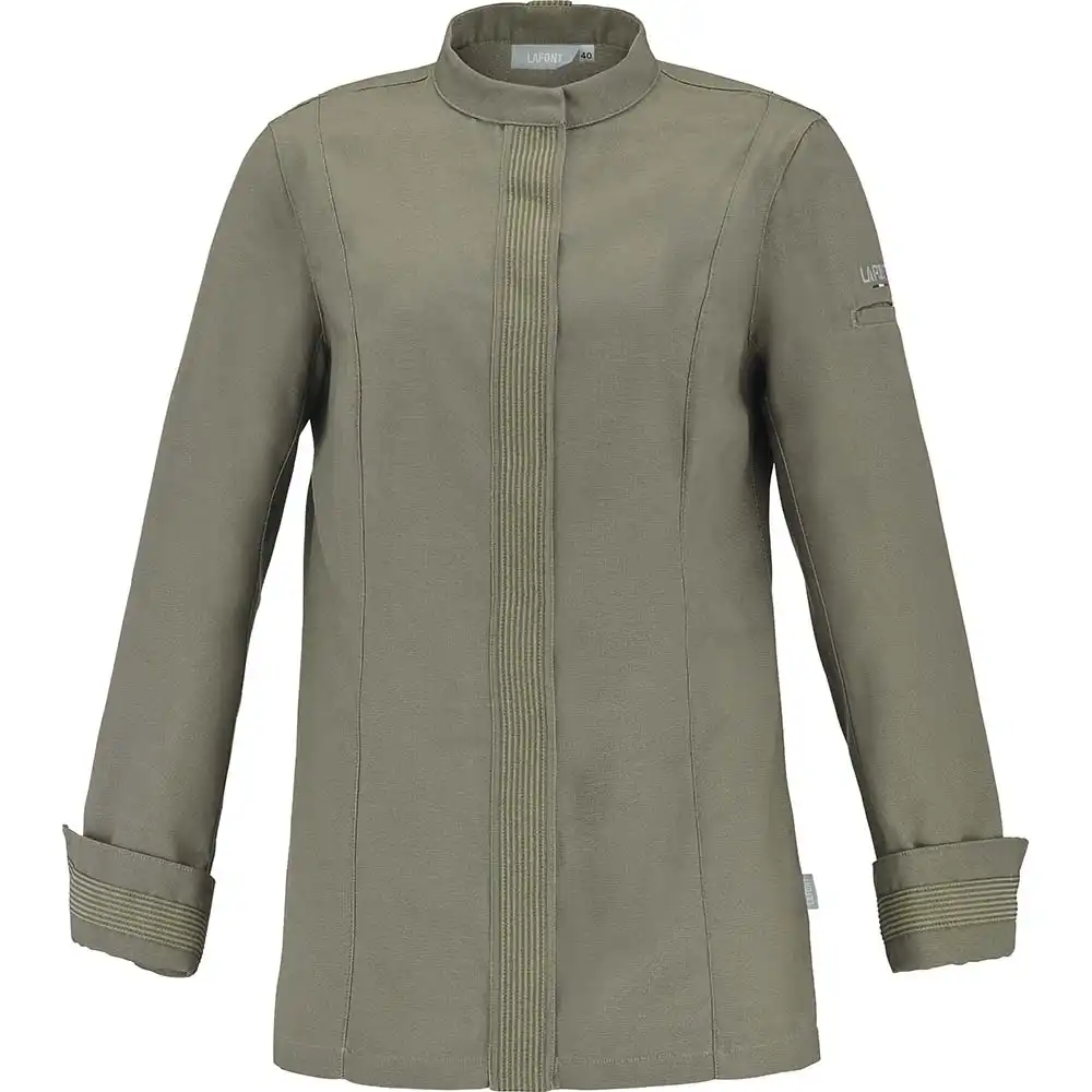 Damen Kochjacke "FAVA" in khaki, 48 - Thumbnail 1