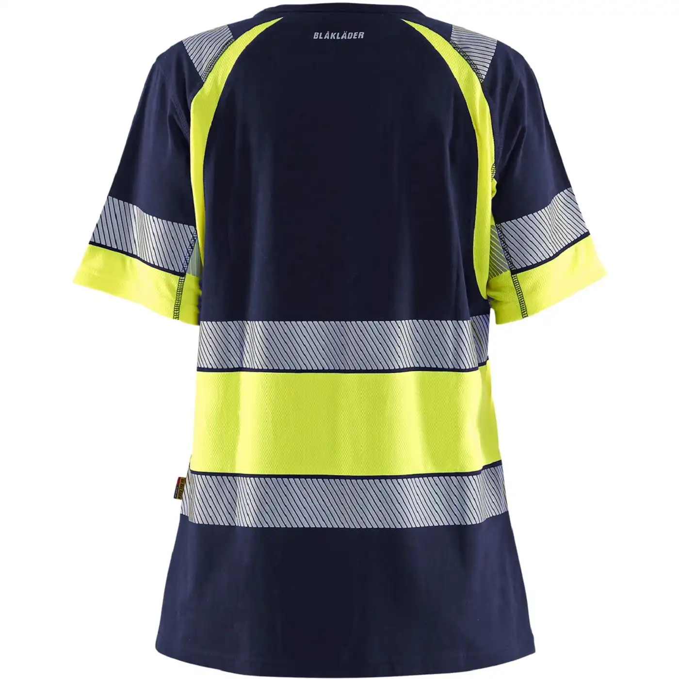 Damen Warnschutz T-Shirt "3410" in marine/gelb, 3XL - Thumbnail 2