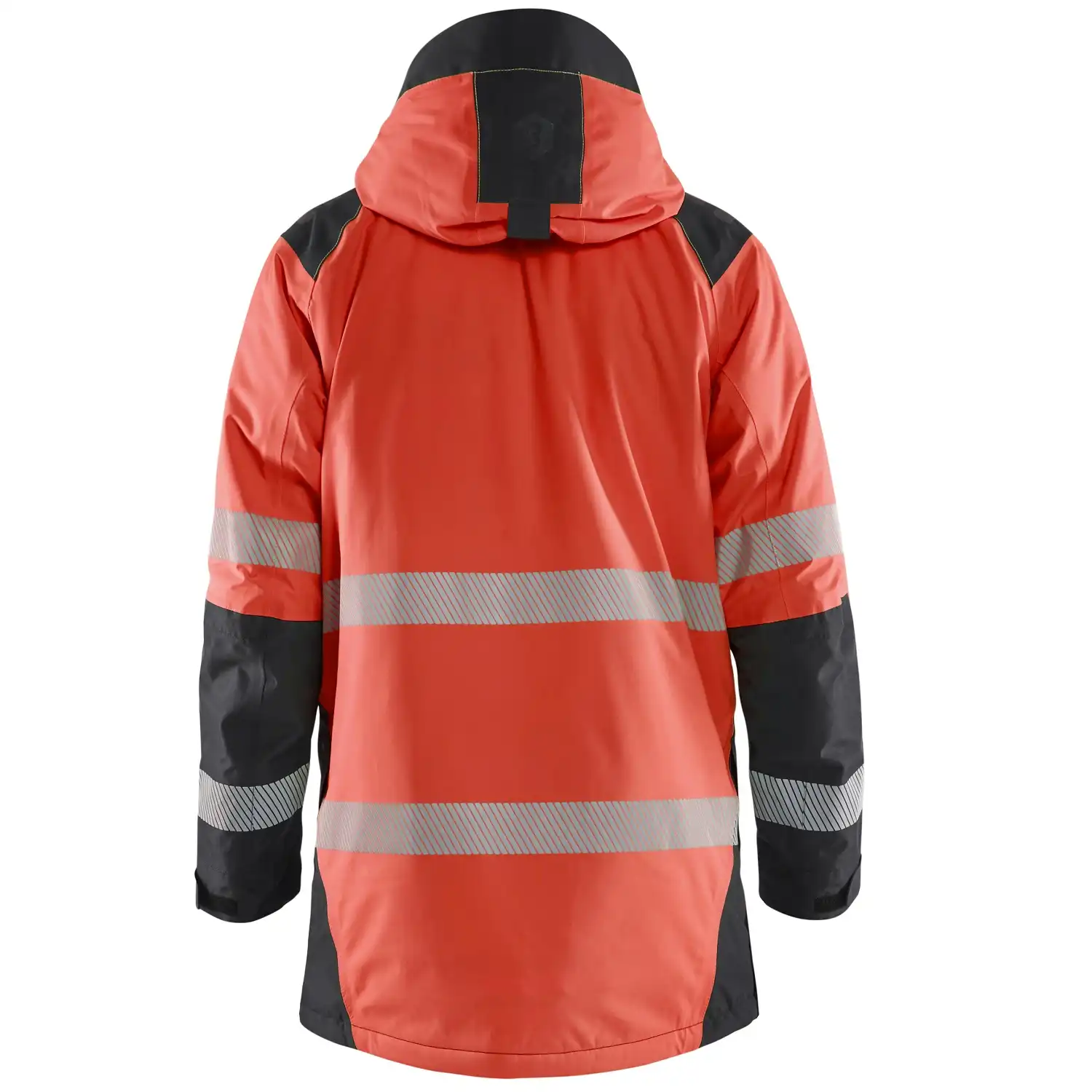 Warnschutz Winterparka Kl. 3 "4457" in rot/schwarz, XL - Thumbnail 2