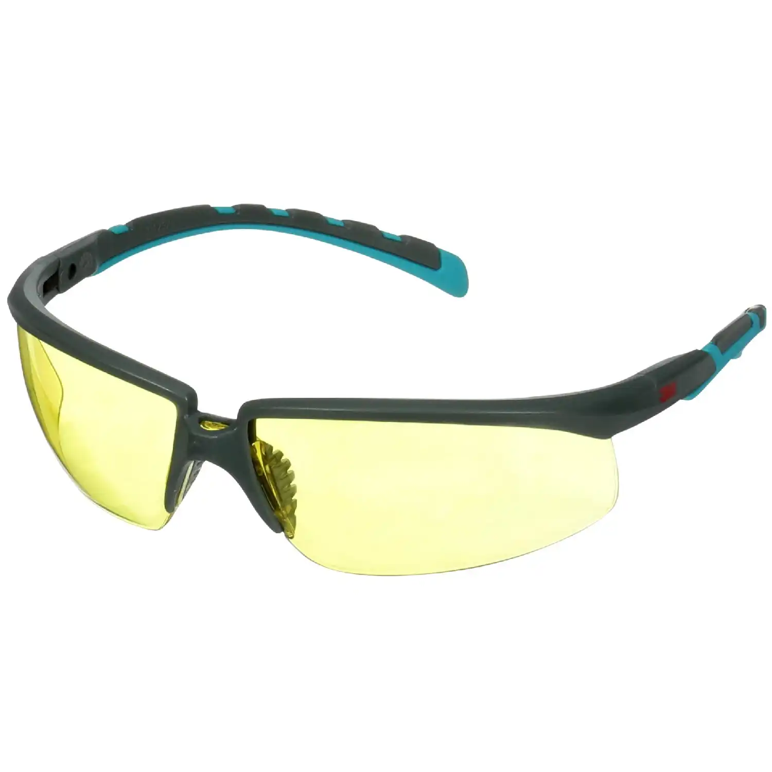 Schutzbrille Solus™ S2003SGAF-BGR grau/türkise Bügel, gelbe Scheibe - Thumbnail 1