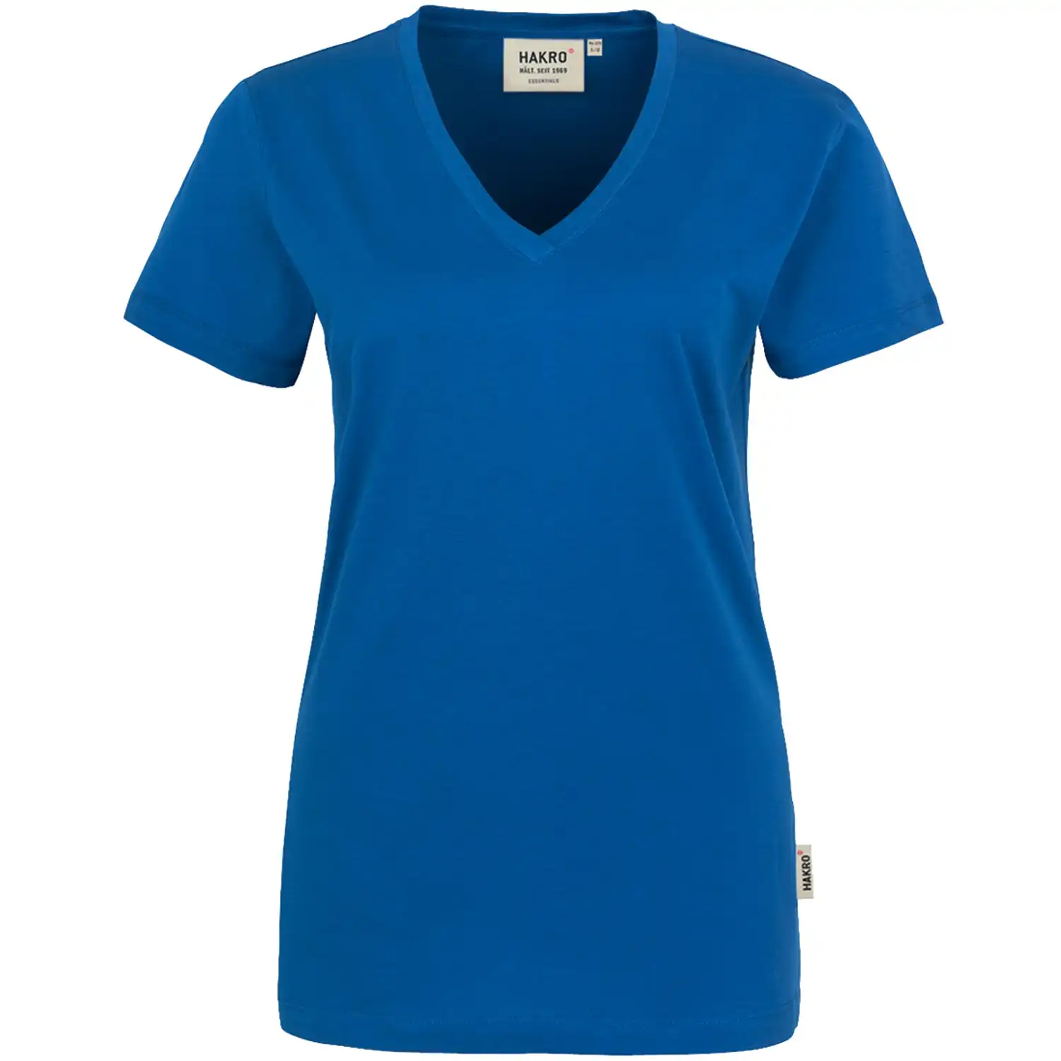 Damen T-Shirt "Classic" V-Ausschnitt 126 in royal, L - Bild 1