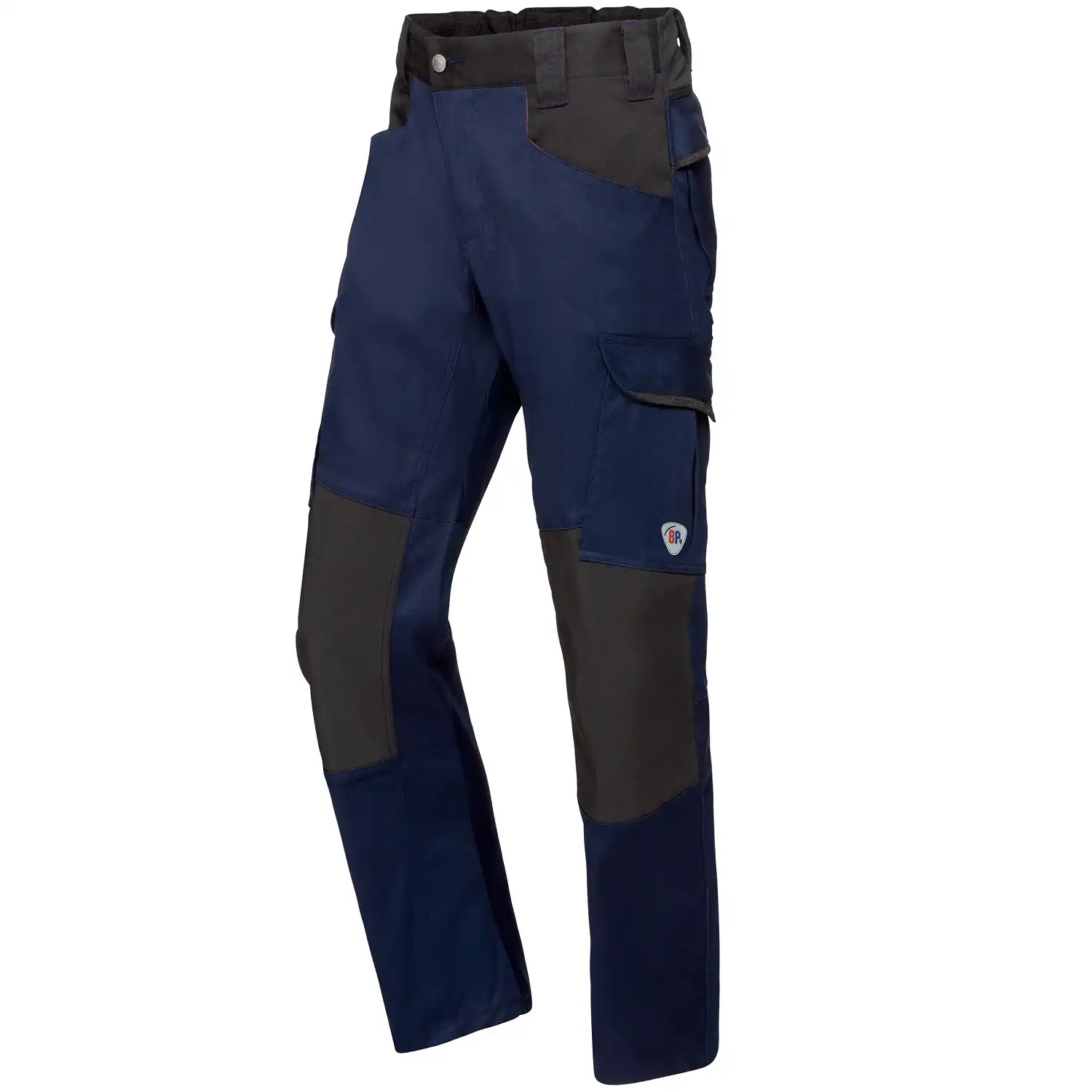 Servicehose "1826-033" Bplus Modern Stretch in nachtblau/schwarz, 42 - Thumbnail 1