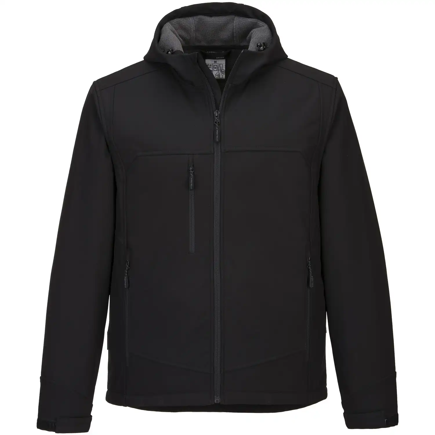 Softshelljacke "KX362" KX3 in schwarz, L - Thumbnail 1
