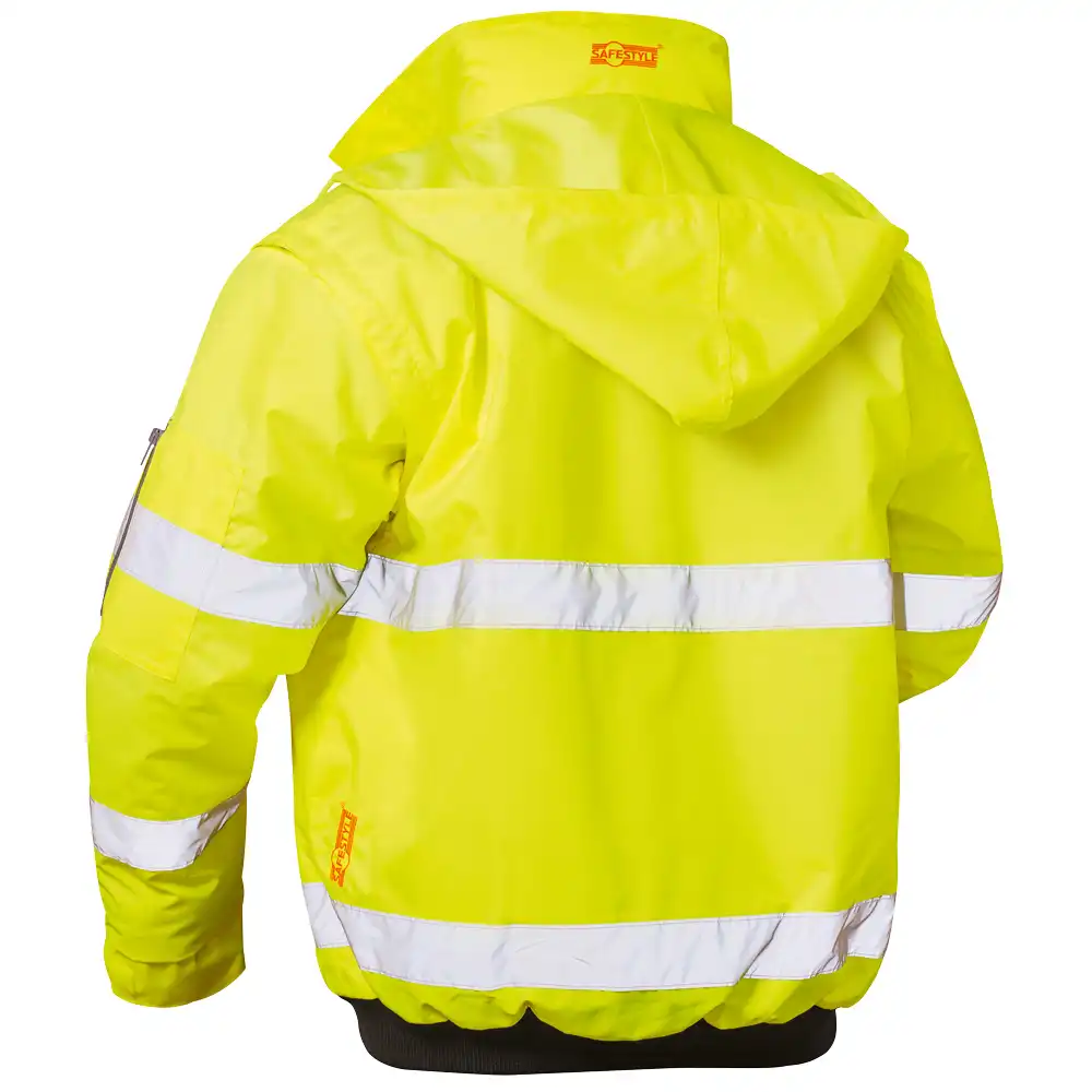 Warnschutz-Pilotenjacke "ROLAND" 2-in-1 gelb in M - Thumbnail 2