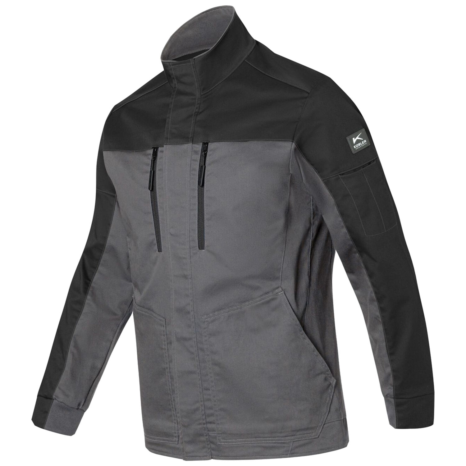 Stretch-Bundjacke "REFORCE" in dunkelgrau/schwarz, L - Thumbnail 1
