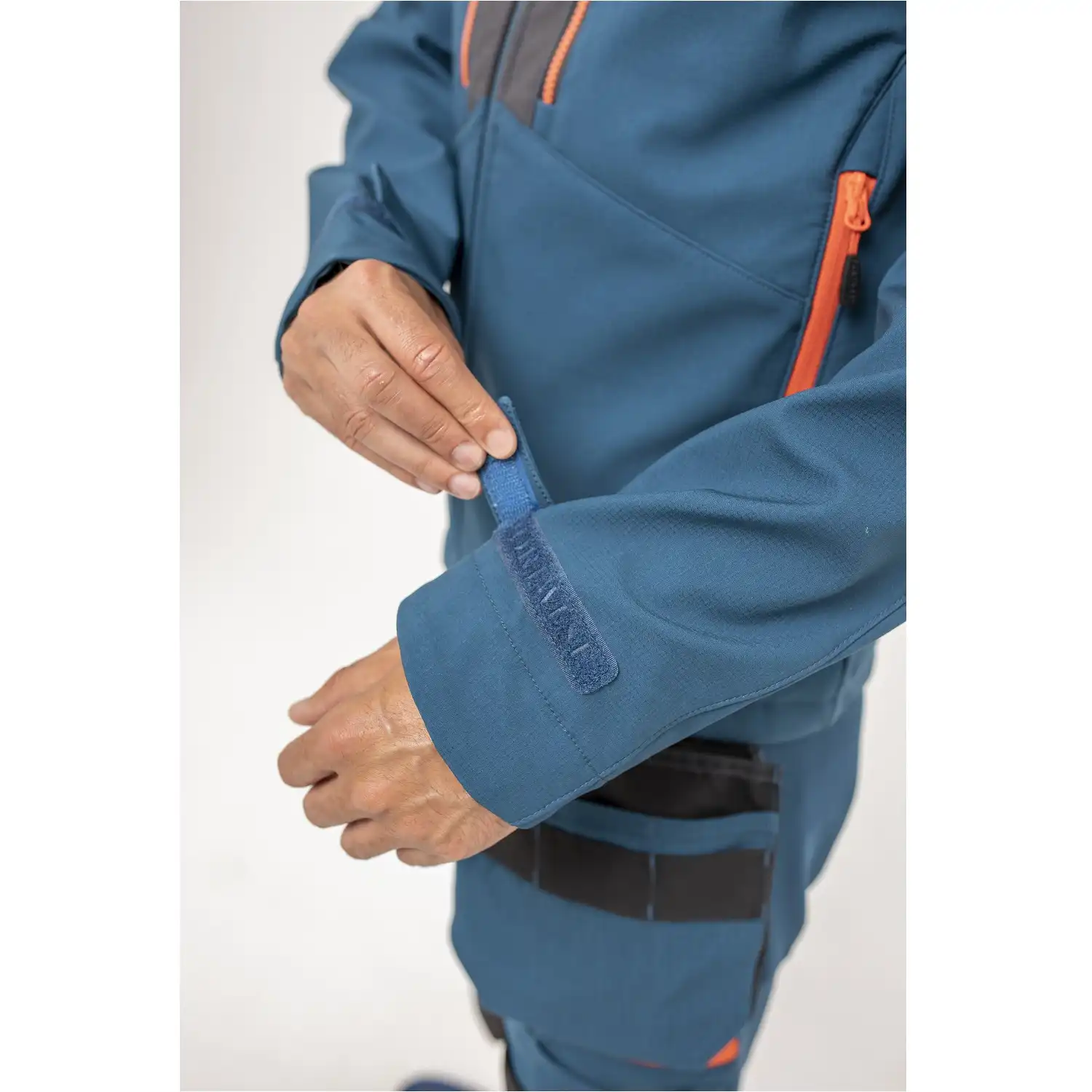 Softshelljacke "DX474" DX4 in metro blue, M - Thumbnail 3