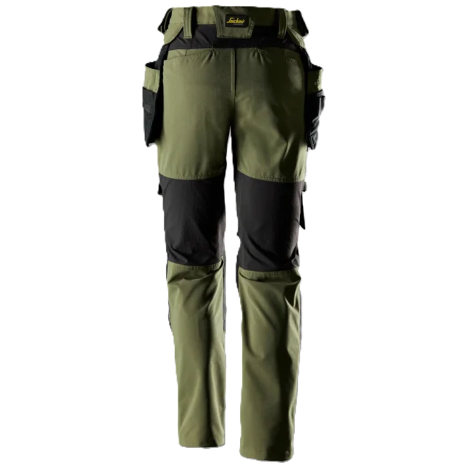 Damen Arbeitshose mit Holstertaschen "6217" in khaki/Schwarz, 48 - Thumbnail 2