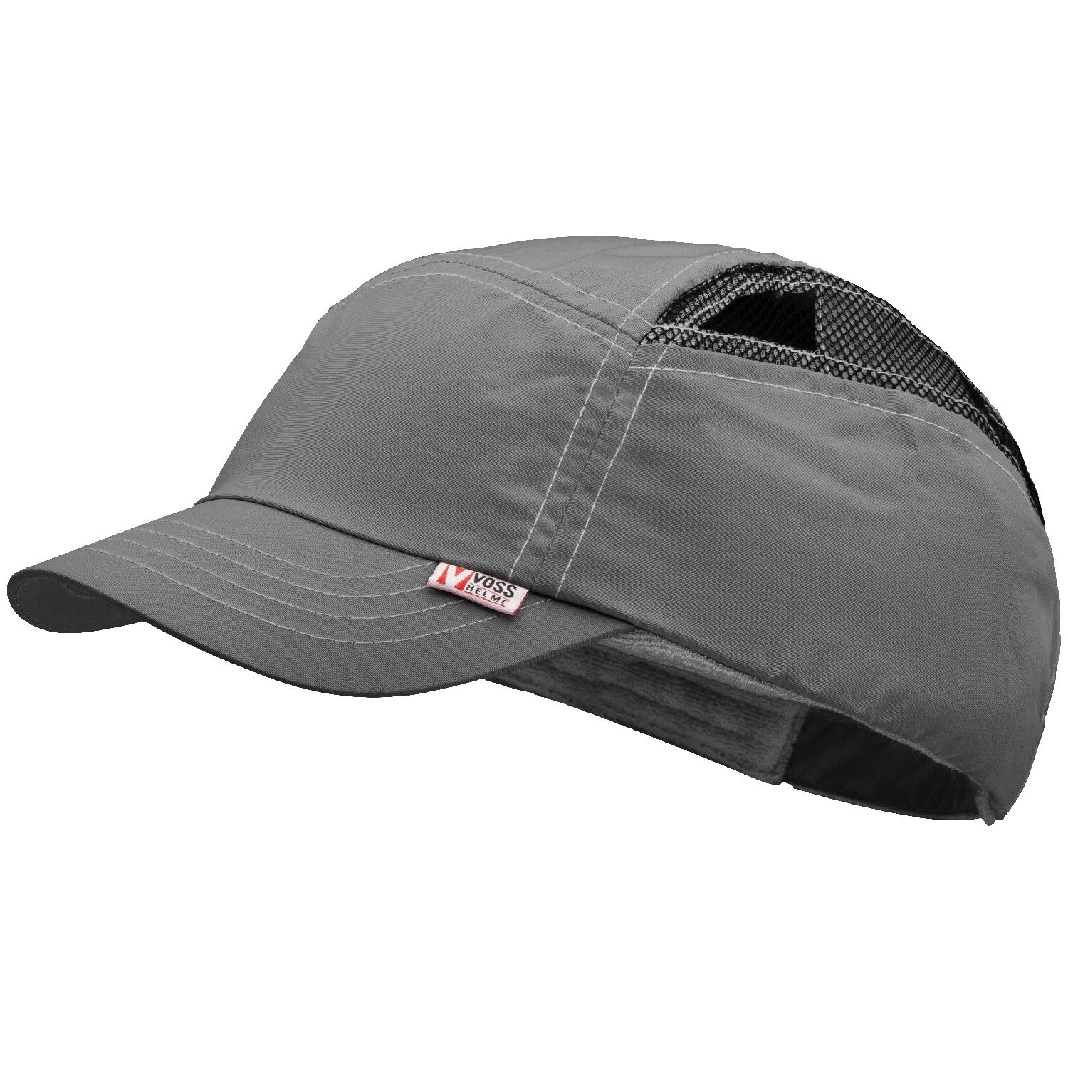 Anstoßkappe VOSS-Cap modern style - VOSS Helme® in silbergrau - Bild 1