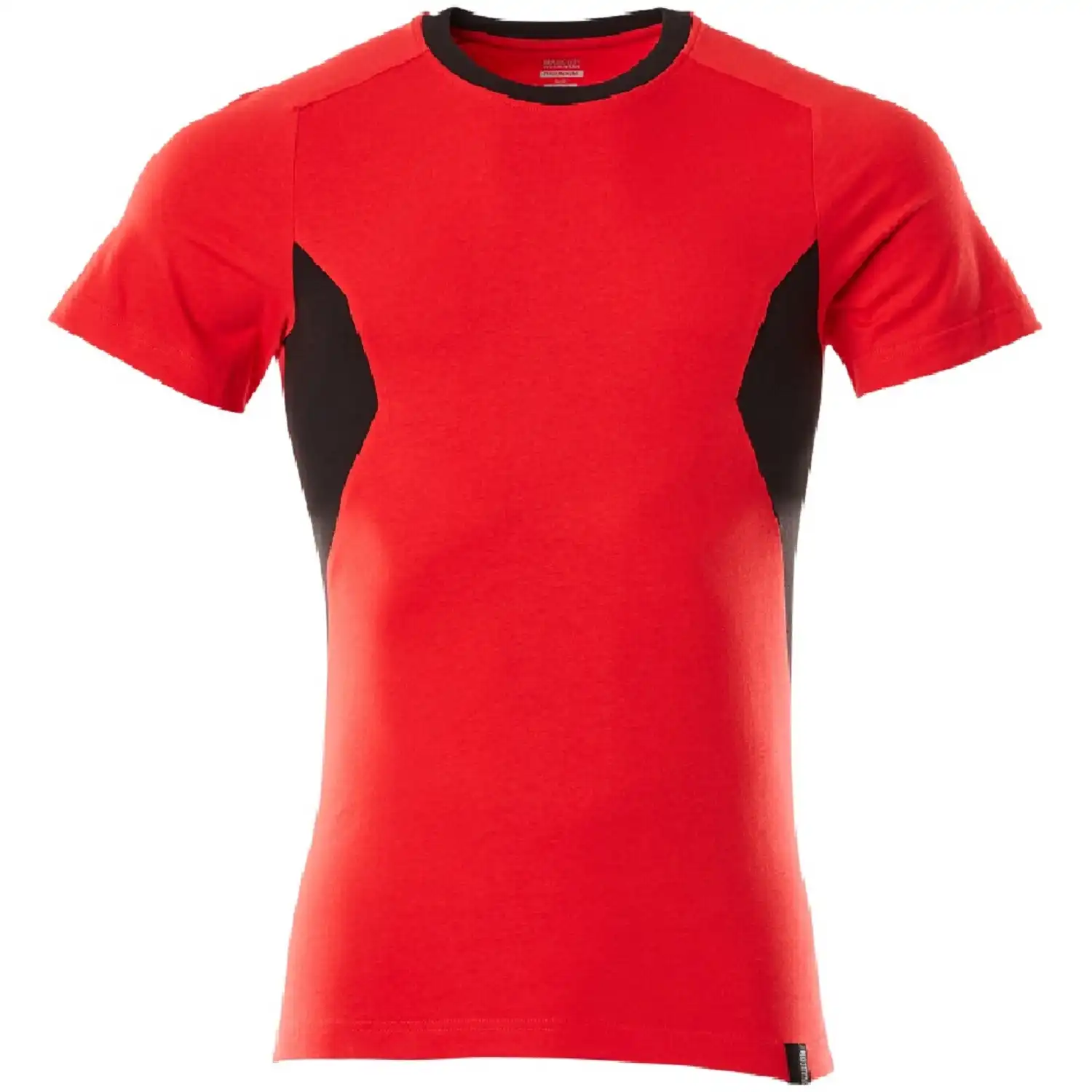 T-Shirt "ACCELERATE" 100% Baumwolle in verkehrsrot/schwarz, XS - Bild 1