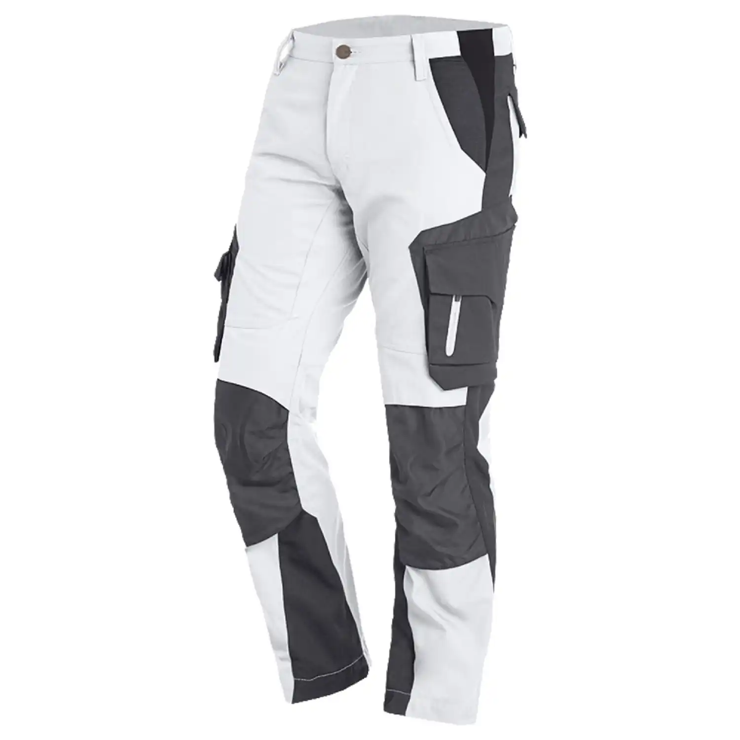 Arbeitshose FLORIAN in weiß/anthrazit, 50 - Thumbnail 1