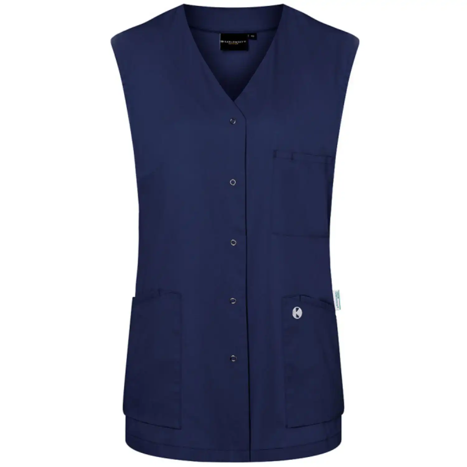 Ärmelloser Damen Kasack "KS 67" in marine, 54 - Thumbnail 1
