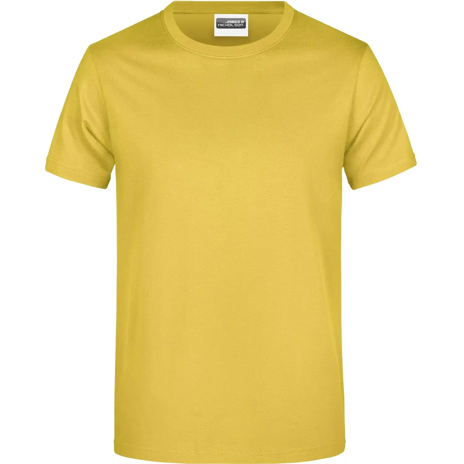 Promo Basic T-Shirt "JN790" 180g/m² in yellow, XXL - Thumbnail 1