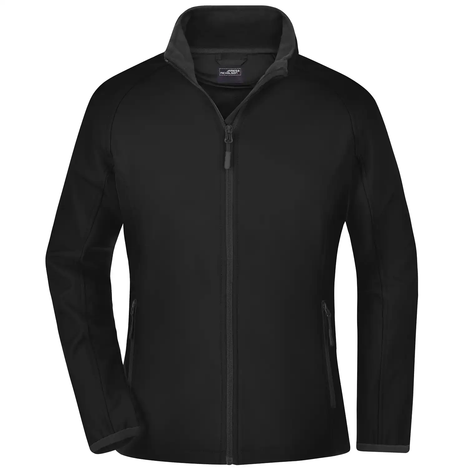 Damen Promo Softshelljacke "JN1129" in schwarz, L - Thumbnail 1