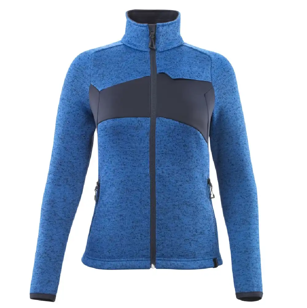 Damen Strickjacke "ACCELERATE" in azurblau/schwarzblau, XL - Bild 1