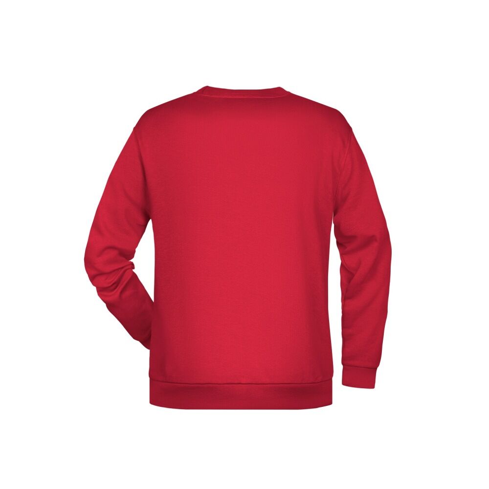 Herren Basic Sweatshirt "JN794" in red, 3XL - Thumbnail 2