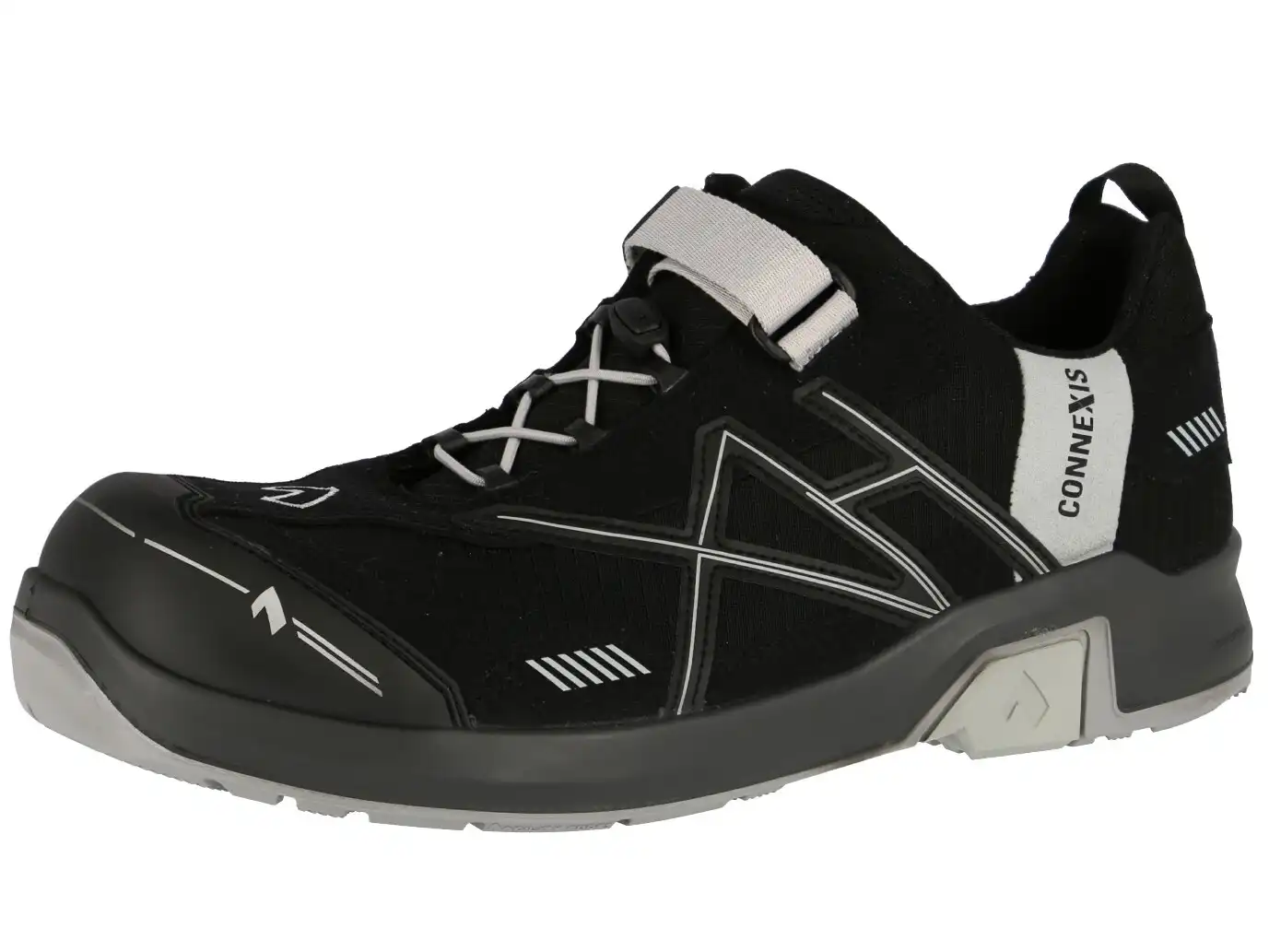 Sicherheitshalbschuhe S1P "SAFETY T low" black-silver CONNEXIS  in UK 8.5 (EU 43) - Thumbnail 1