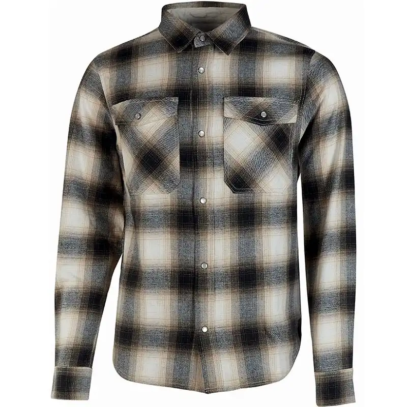 Flanellhemd "CEDAR" Exciting in chocolate, S (DE size: XS) - Bild 1