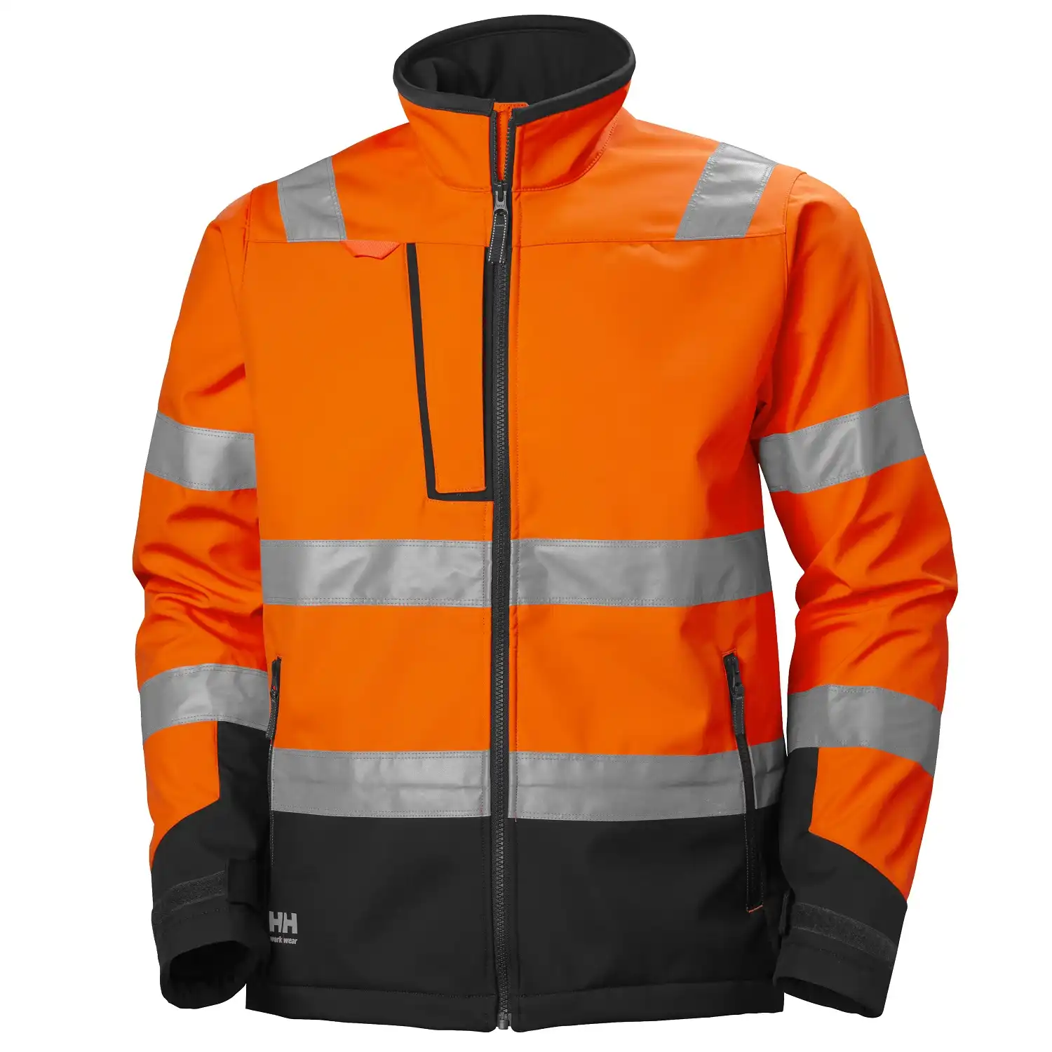 Warnschutz Softshelljacke "ALNA 2.0" in orange/schwarz, XS - Thumbnail 1
