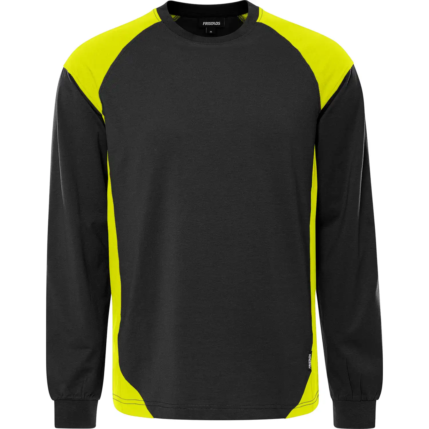 Langarmshirt "7071 GTM" Skarup in schwarz/gelb, M - Thumbnail 1