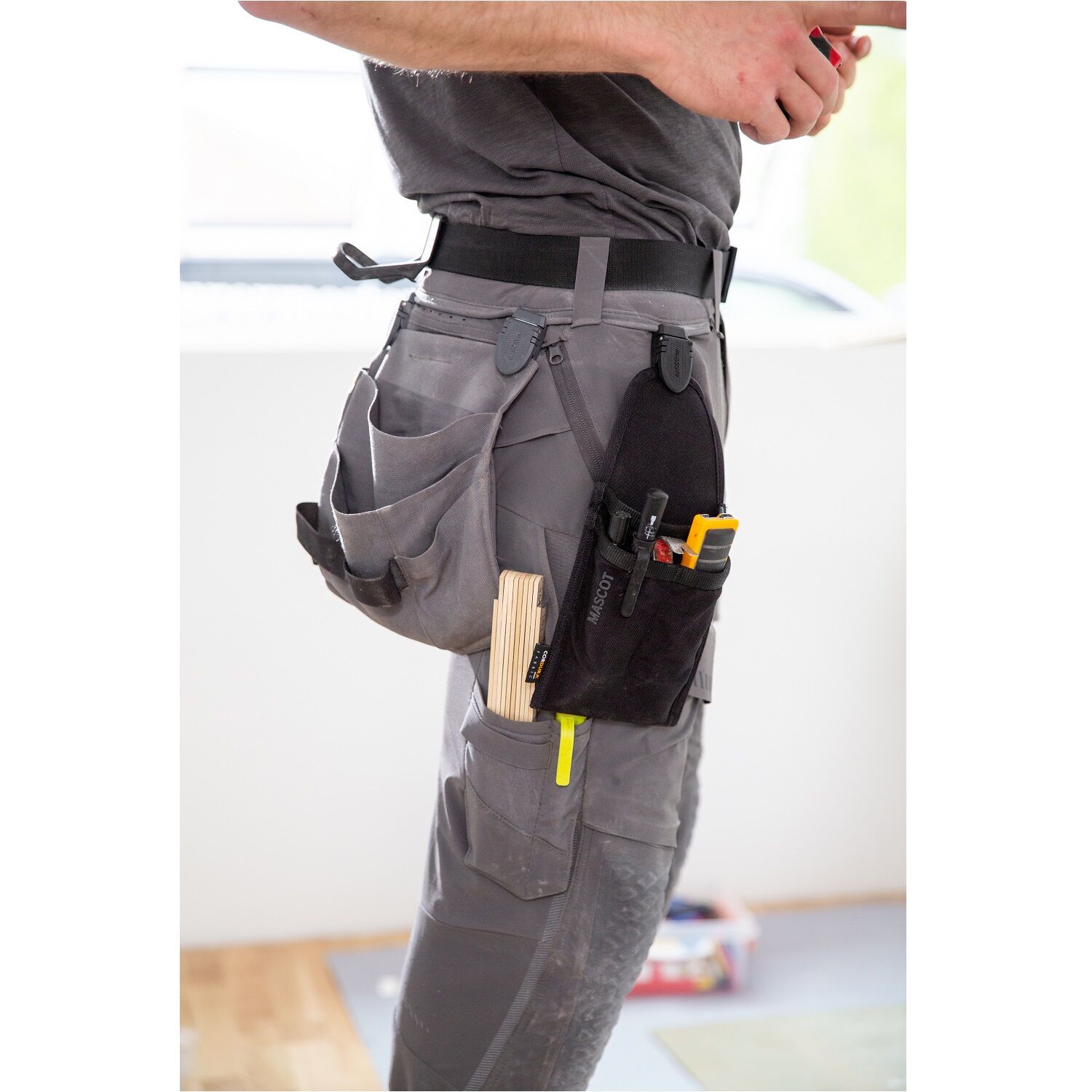 Premium Messer-/Werkzeugtasche "22750" Customied schwarz - Thumbnail 2