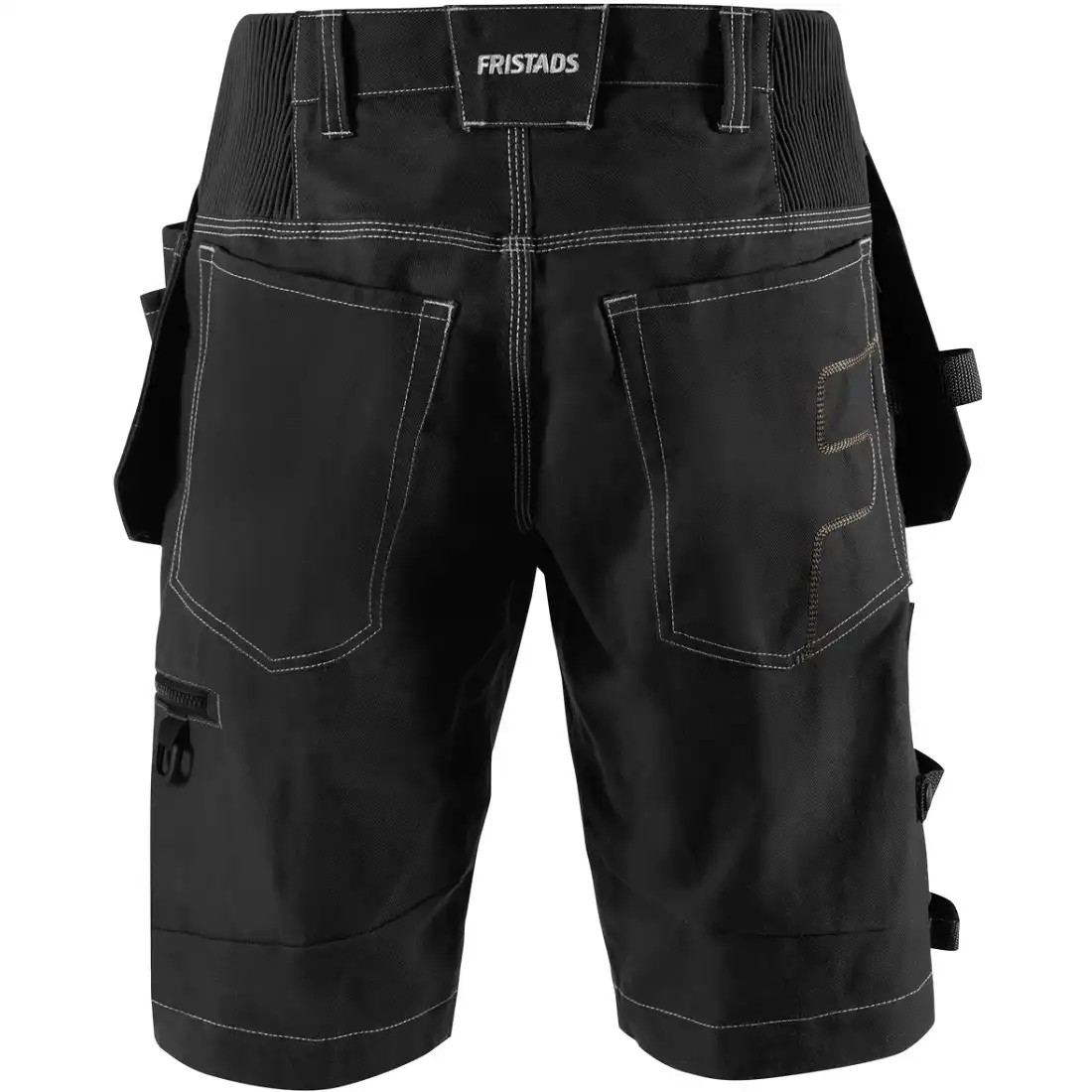 Stretch Handwerkershorts "2607 FASG" in schwarz, C44 - Thumbnail 2