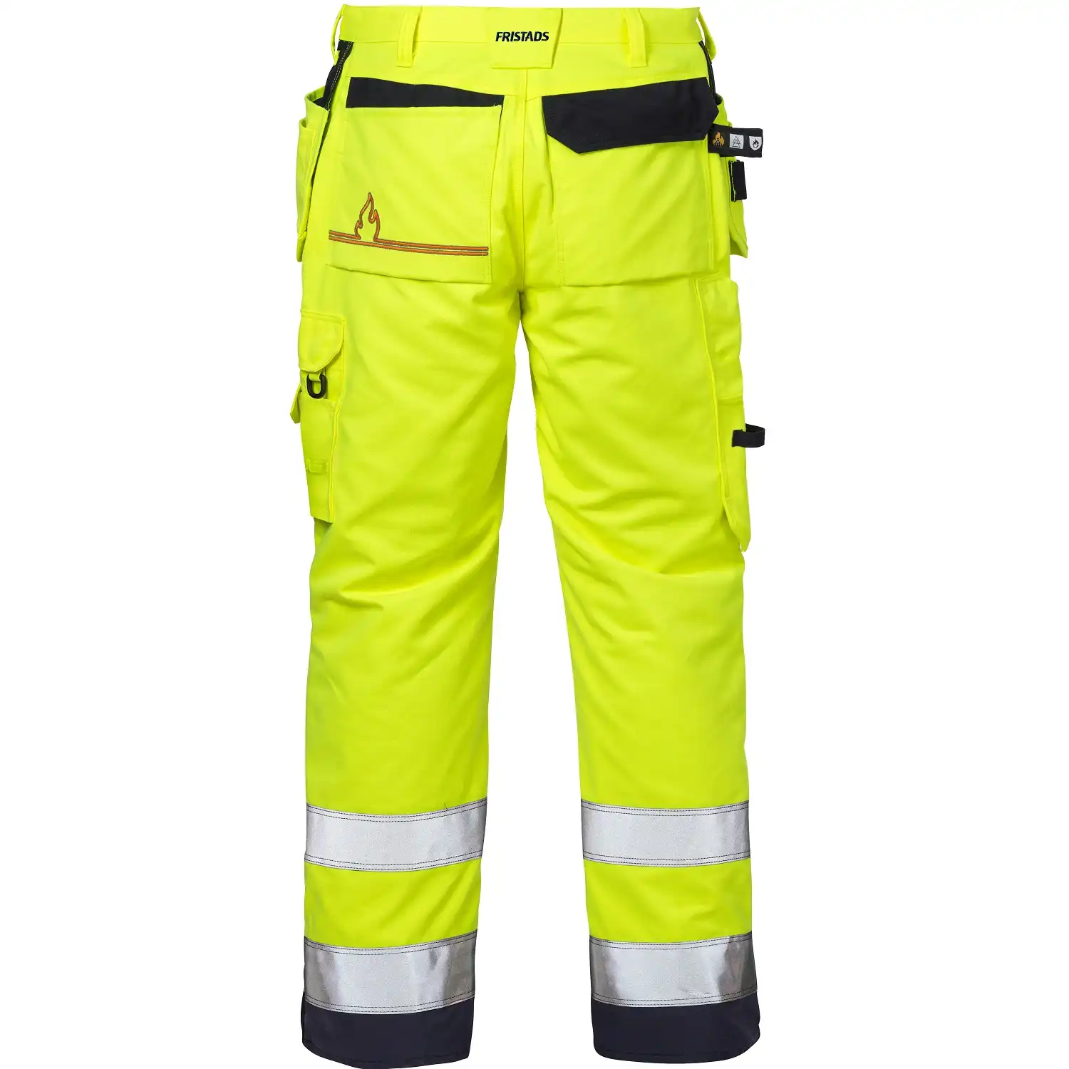 Multinorm Handwerkerhose "2075 ATHS" Flamestat Kl. 2 gelb/marine in C58 - Thumbnail 2