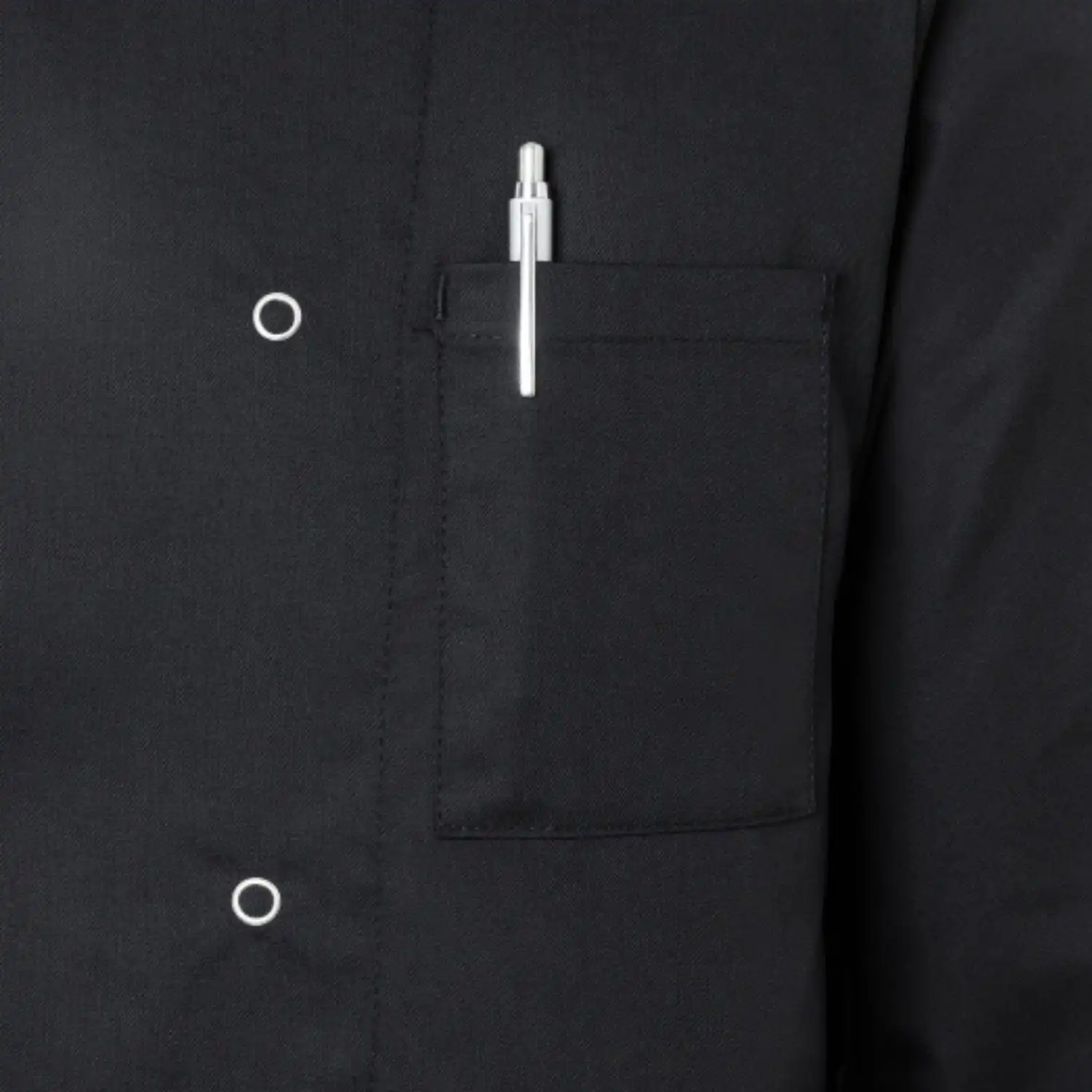 Basic Kochjacke "BJM 2" in schwarz, XXL - Thumbnail 5