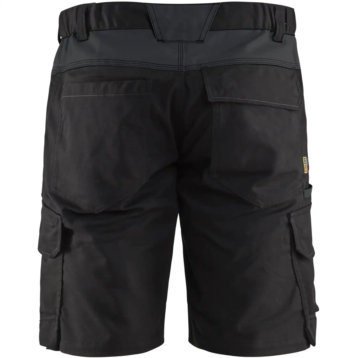 Stretch Shorts "1446" Industrie in schwarz/dunkelgrau, C44 - Thumbnail 2