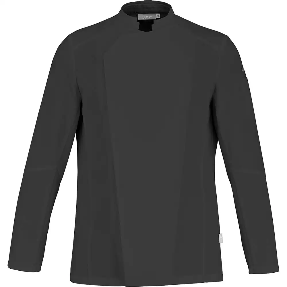 Kochhemd "LEMONGRASS2" in schwarz, L - Thumbnail 1