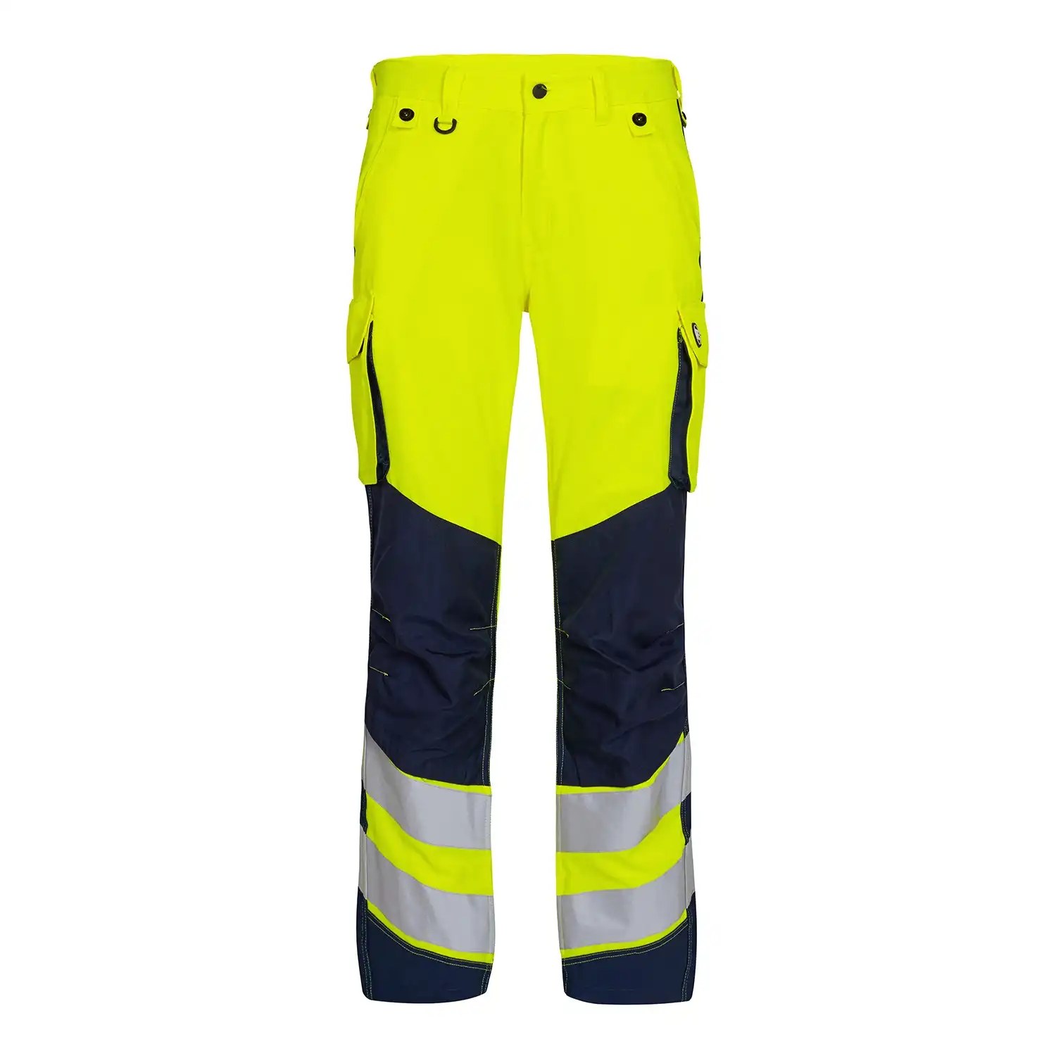 Warnschutz Bundhose "2545-319" Safety leicht Kl. 2 in gelb/marine, 48 - Thumbnail 1