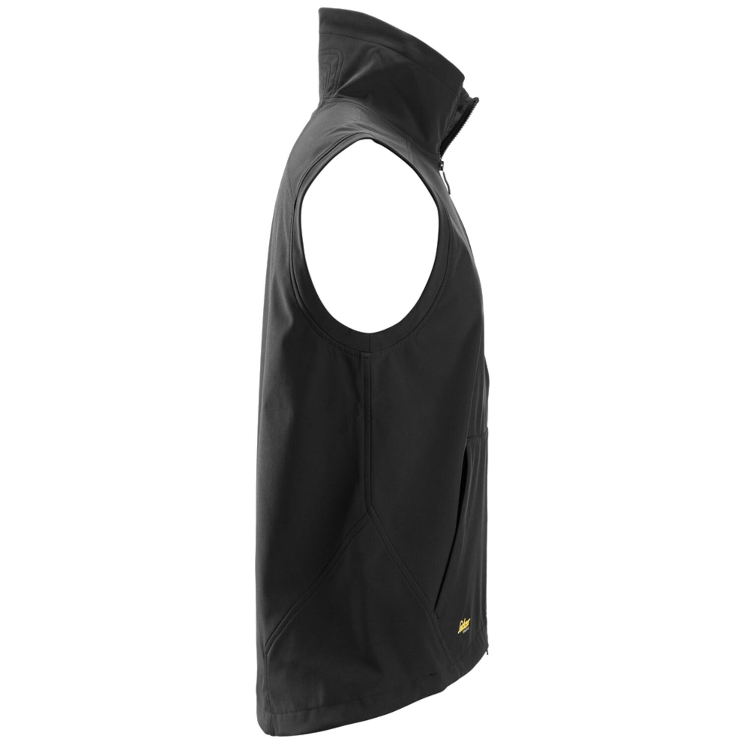 Softshell Weste "AllroundWork" in schwarz, L - Thumbnail 4