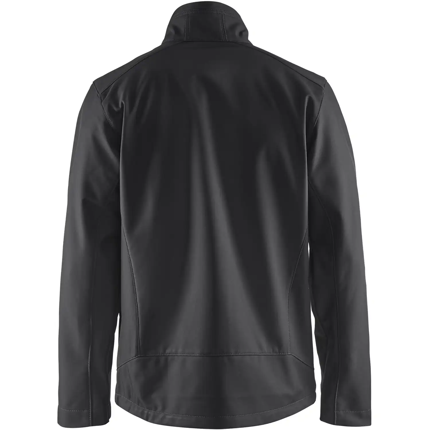 Softshelljacke "4951" unifarben in schwarz, L - Thumbnail 2