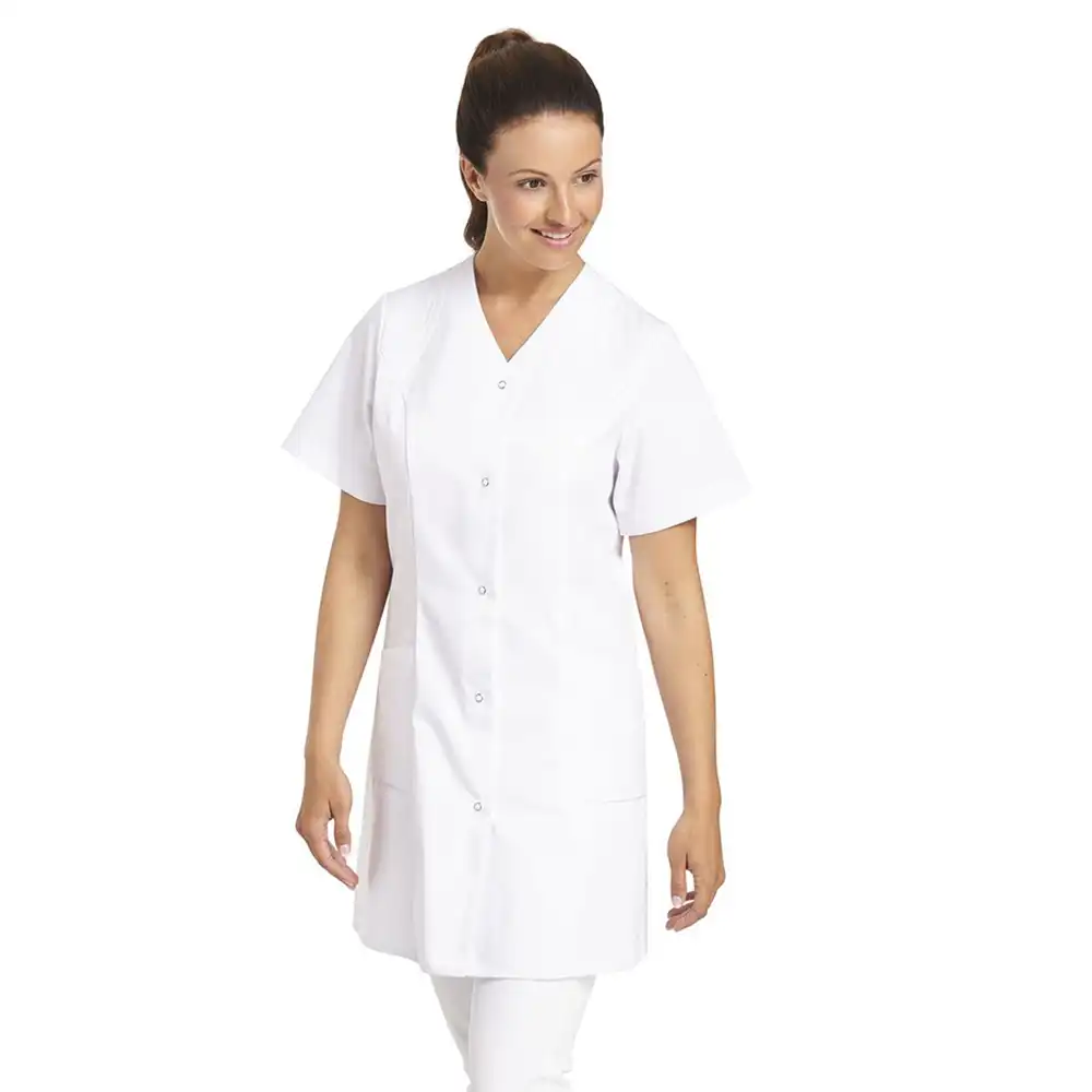 7/8 Kasack Halbarm "09/459" in 40, Weiß - Bild 1