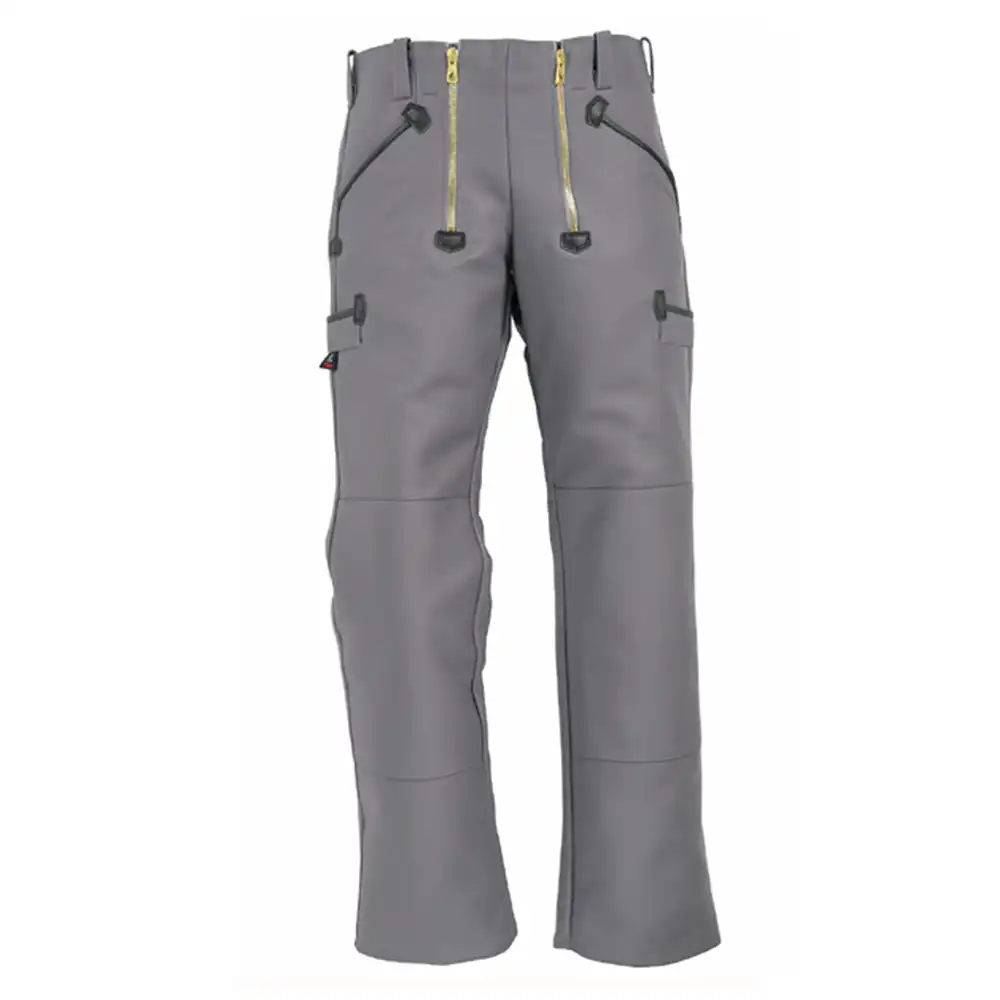 Zunfthose Zwirn-Doppel-Pilot Doppelknie "ENNO" in grau, 48 - Thumbnail 1