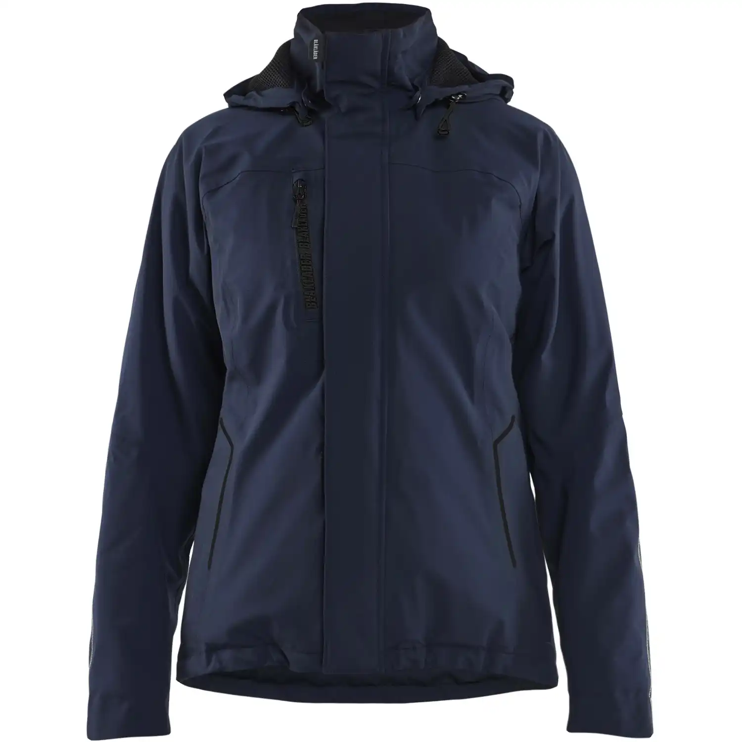 Damen Stretch Winterjacke "4408" in Dunkelmarine/Schwarz, M - Thumbnail 1