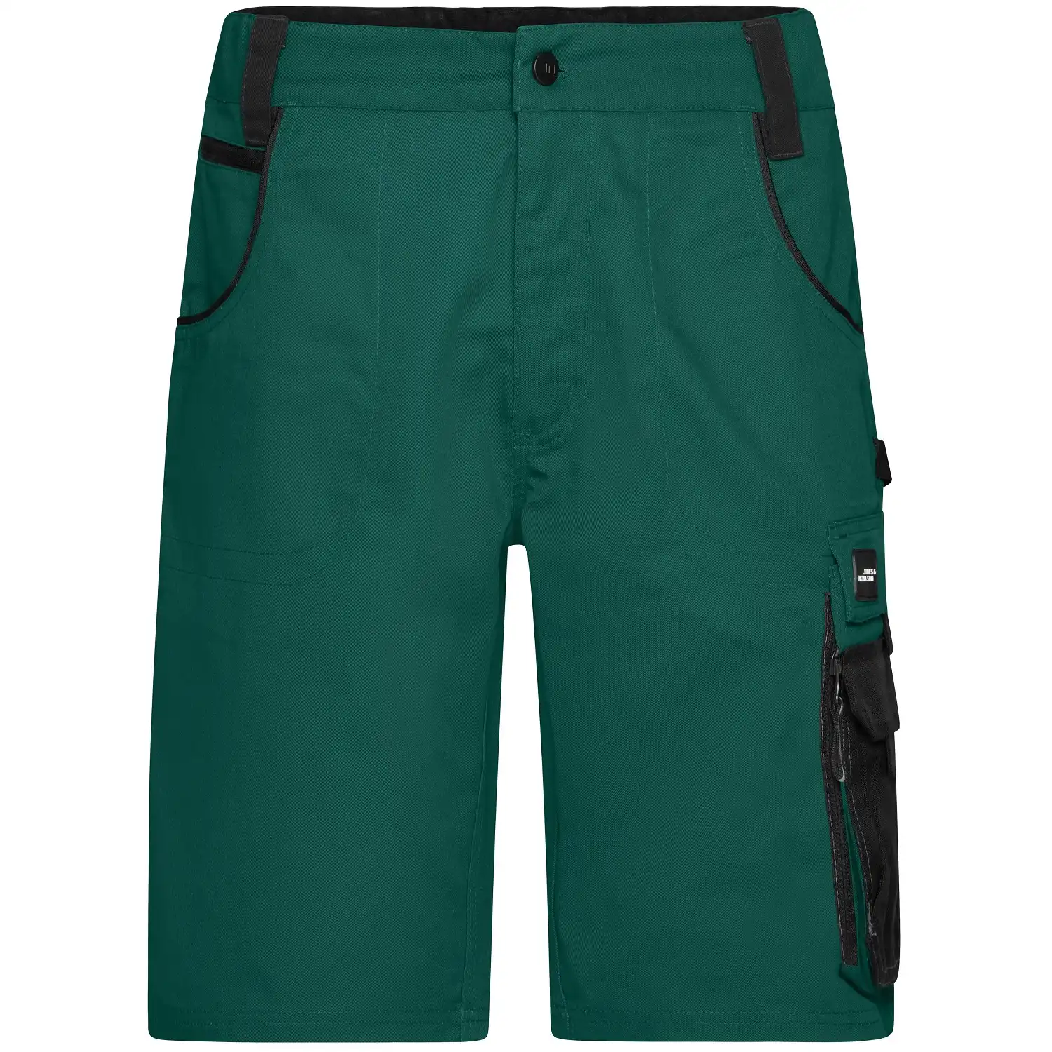 Arbeitsshorts "JN835" in dark-green/black, 46 - Bild 1