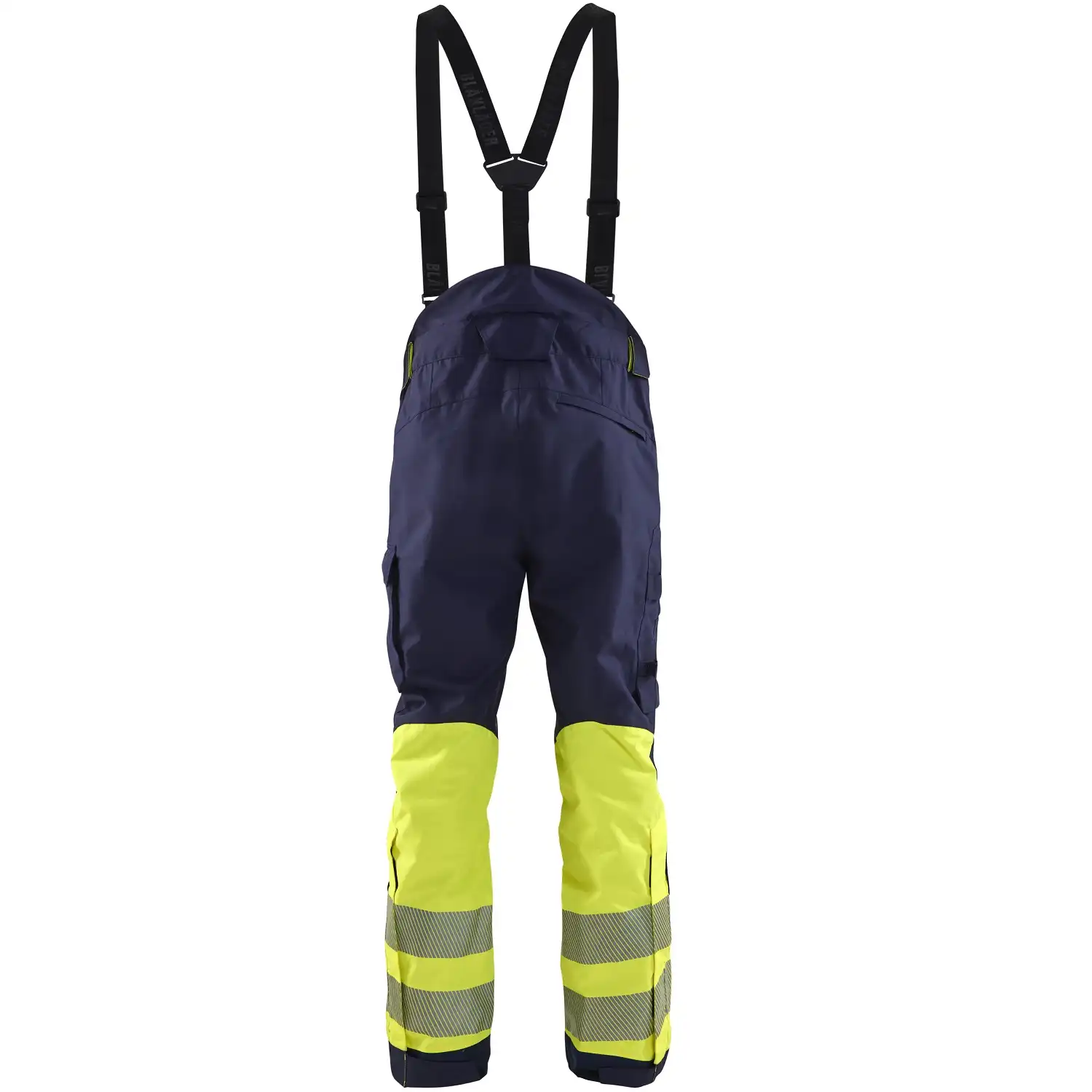 Warnschutz Regenhose "1877" in marine/gelb, 3XL - Thumbnail 2