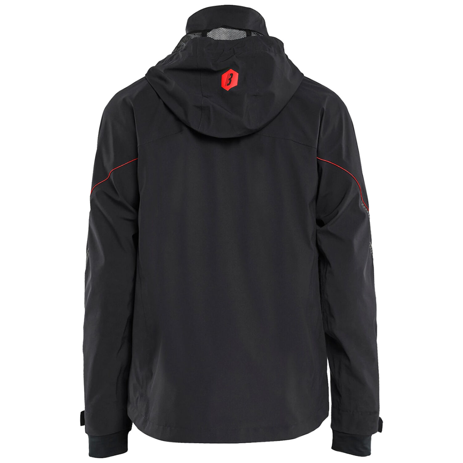 Softshelljacke "4483" in schwarz/rot, 3XL - Thumbnail 2