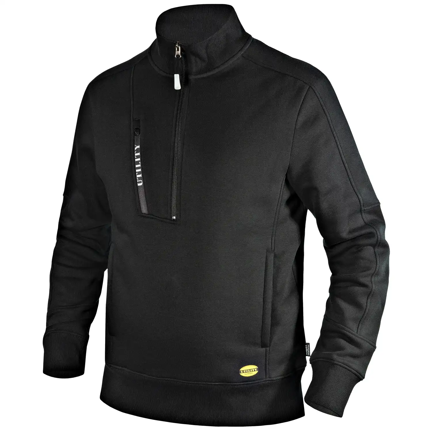 Zip-Sweatshirt "LITEWORK" in schwarz, S (DE size: XS) - Bild 1