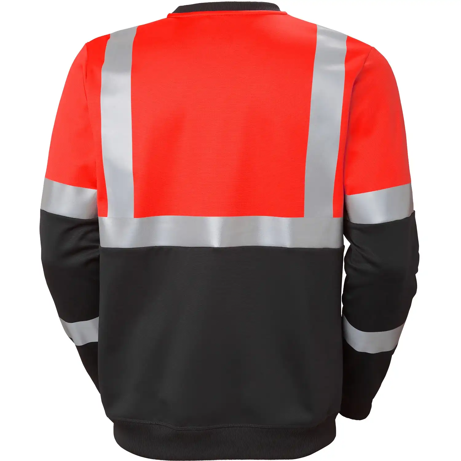 Warnschutz Sweatshirt "ADDVIS" UV-Schutz in rot/schwarz, XL - Thumbnail 2