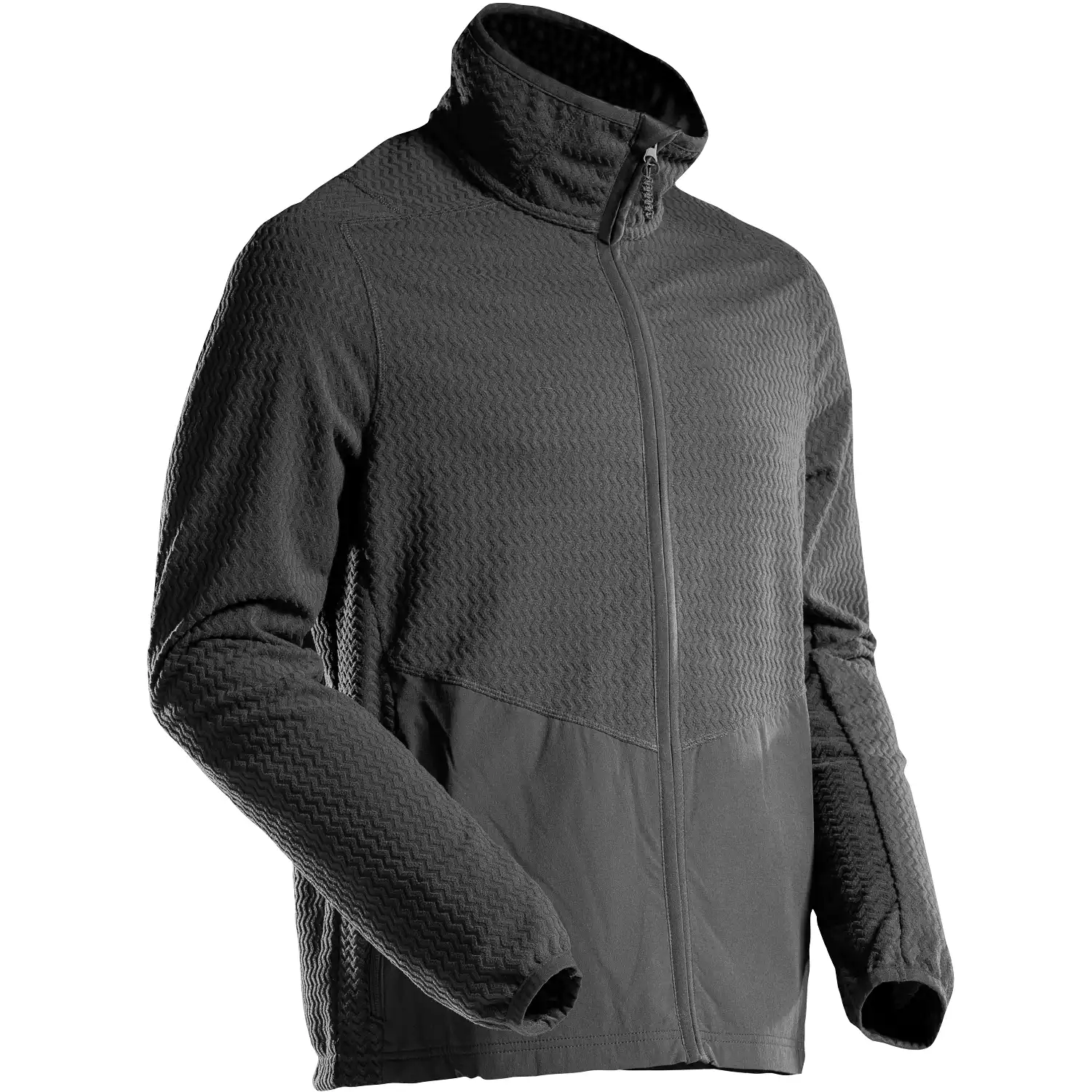 Fleecejacke "22803-639" Customized in schwarz, L - Bild 1