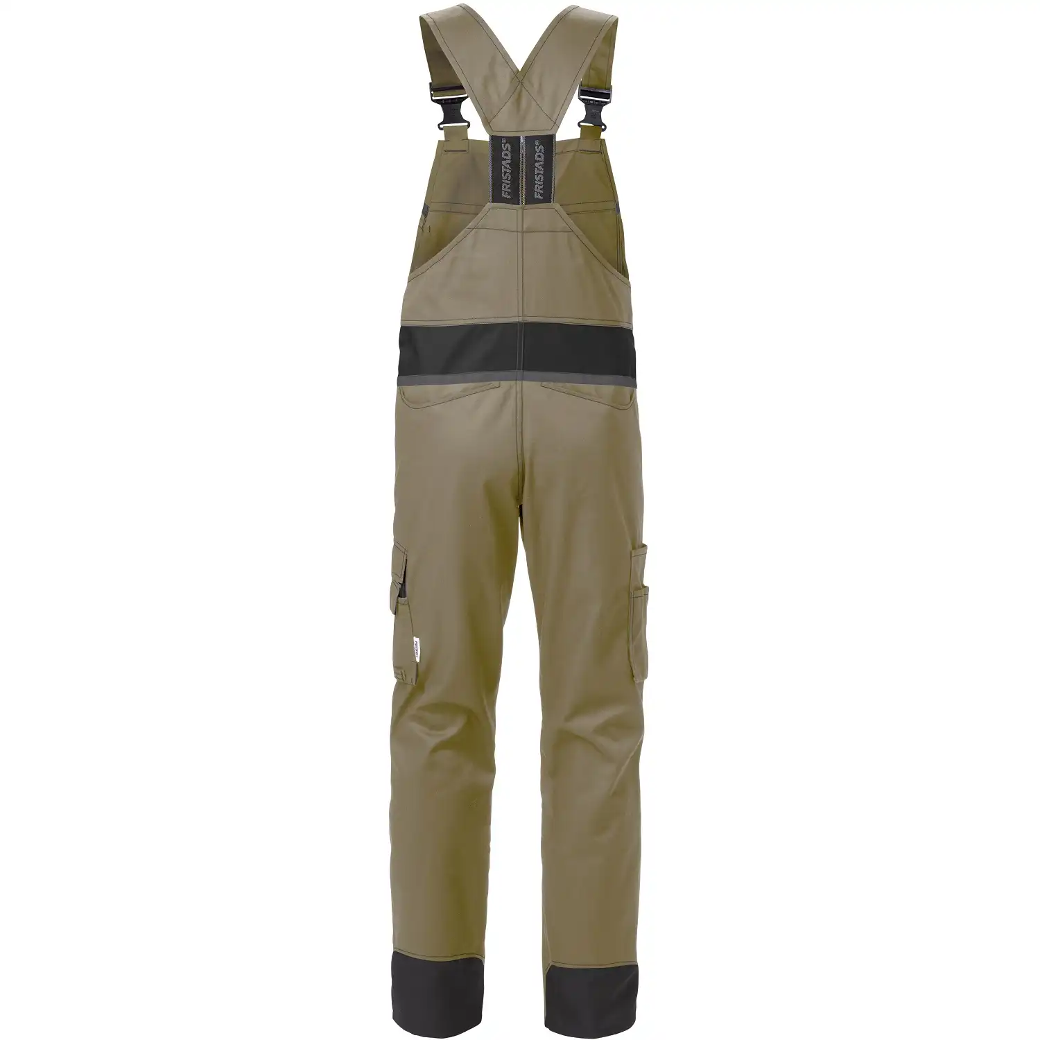 Latzhose "1555 STFP" Fusion Skarup in khaki/Schwarz, C56 - Thumbnail 2