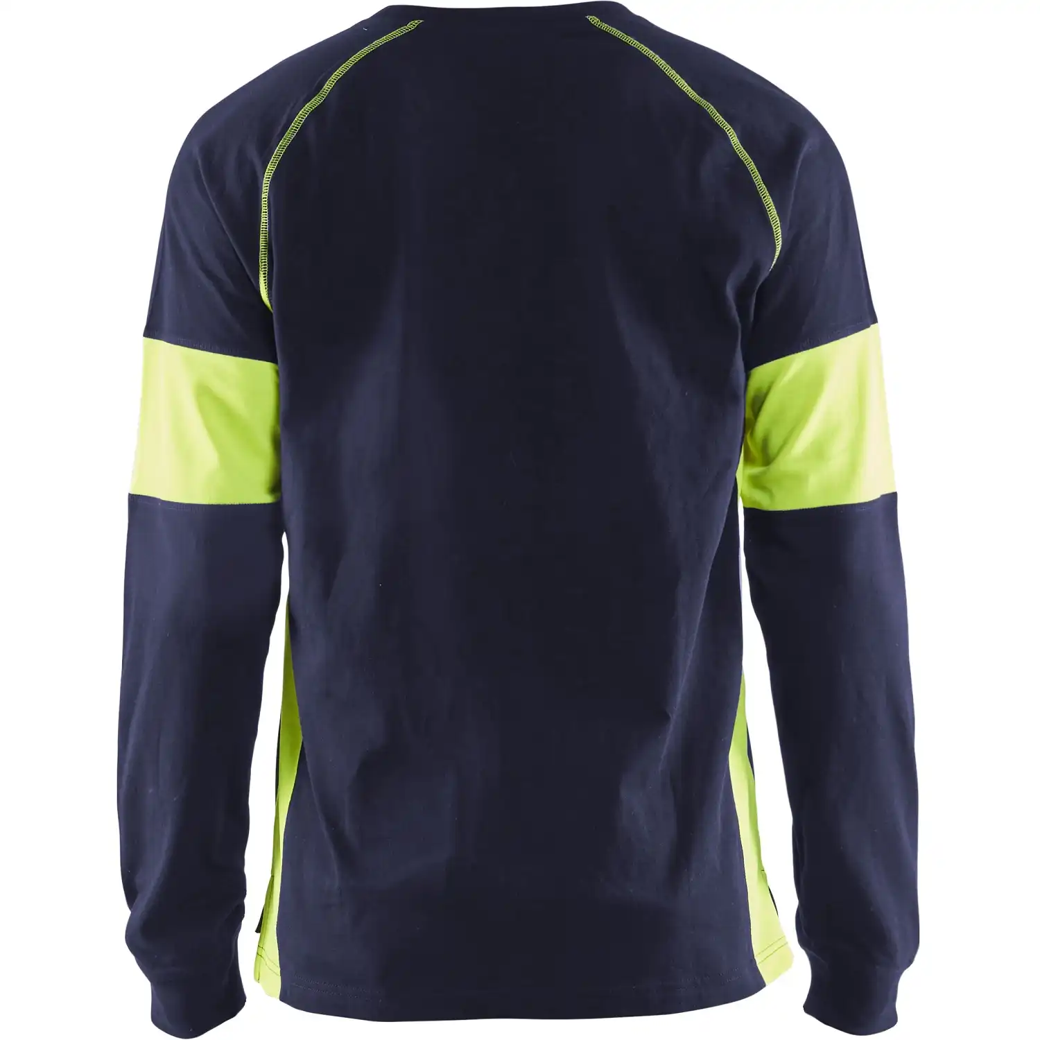 Langarmshirt "3520" in marine/gelb, 3XL - Thumbnail 2