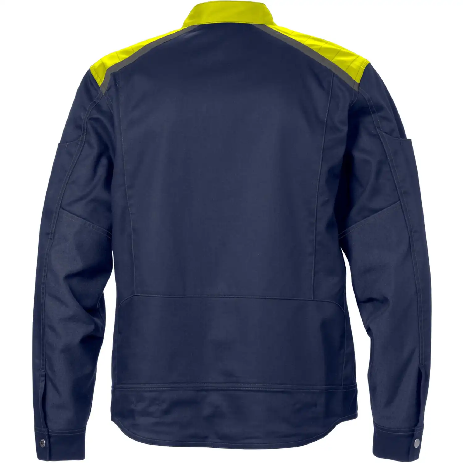 Damen Bundjacke "4556 STFP" Fusion Skarup in marine/gelb, XS - Thumbnail 2